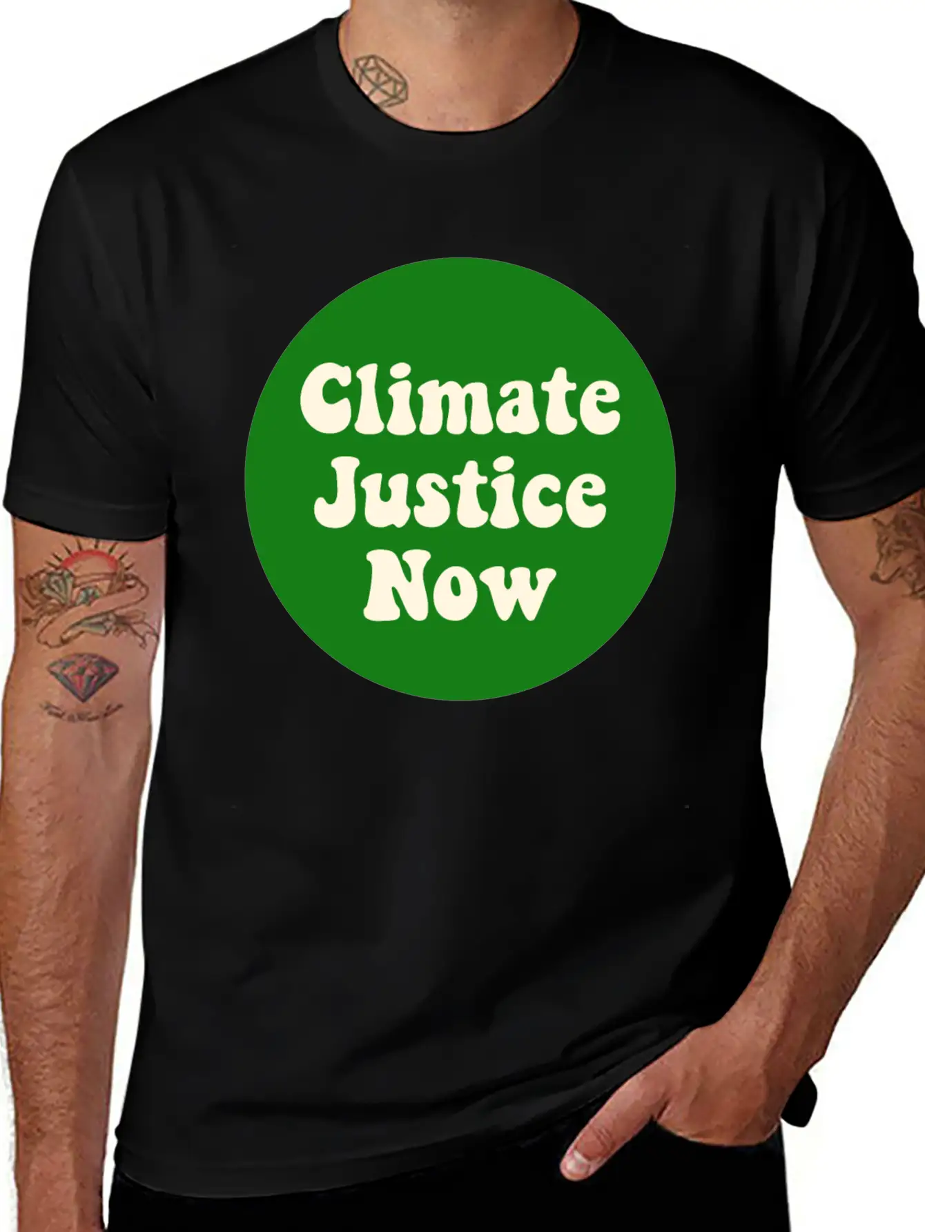 Climate Justice Now Relaxed Everyday Tee – Lightweight And Durable Cotton
