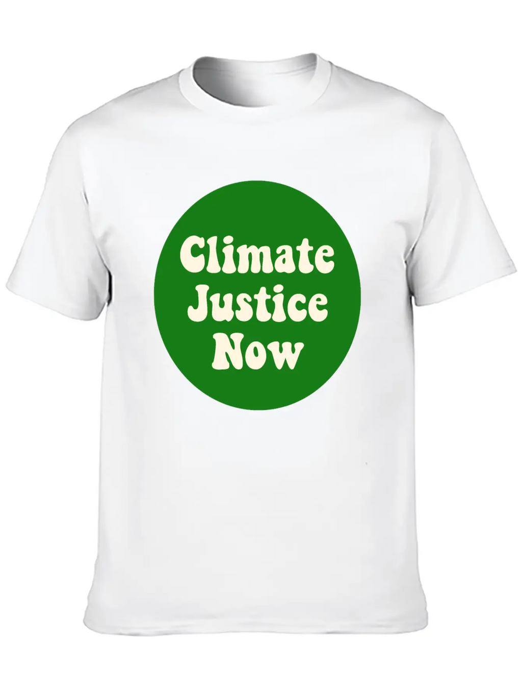 Climate Justice Now Relaxed Everyday Tee – Lightweight And Durable Cotton