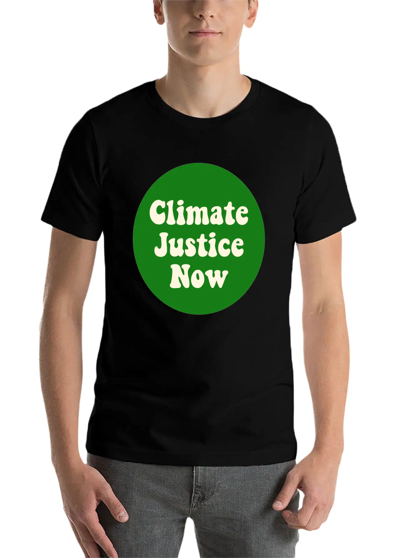 Climate Justice Now Relaxed Everyday Tee – Lightweight And Durable Cotton