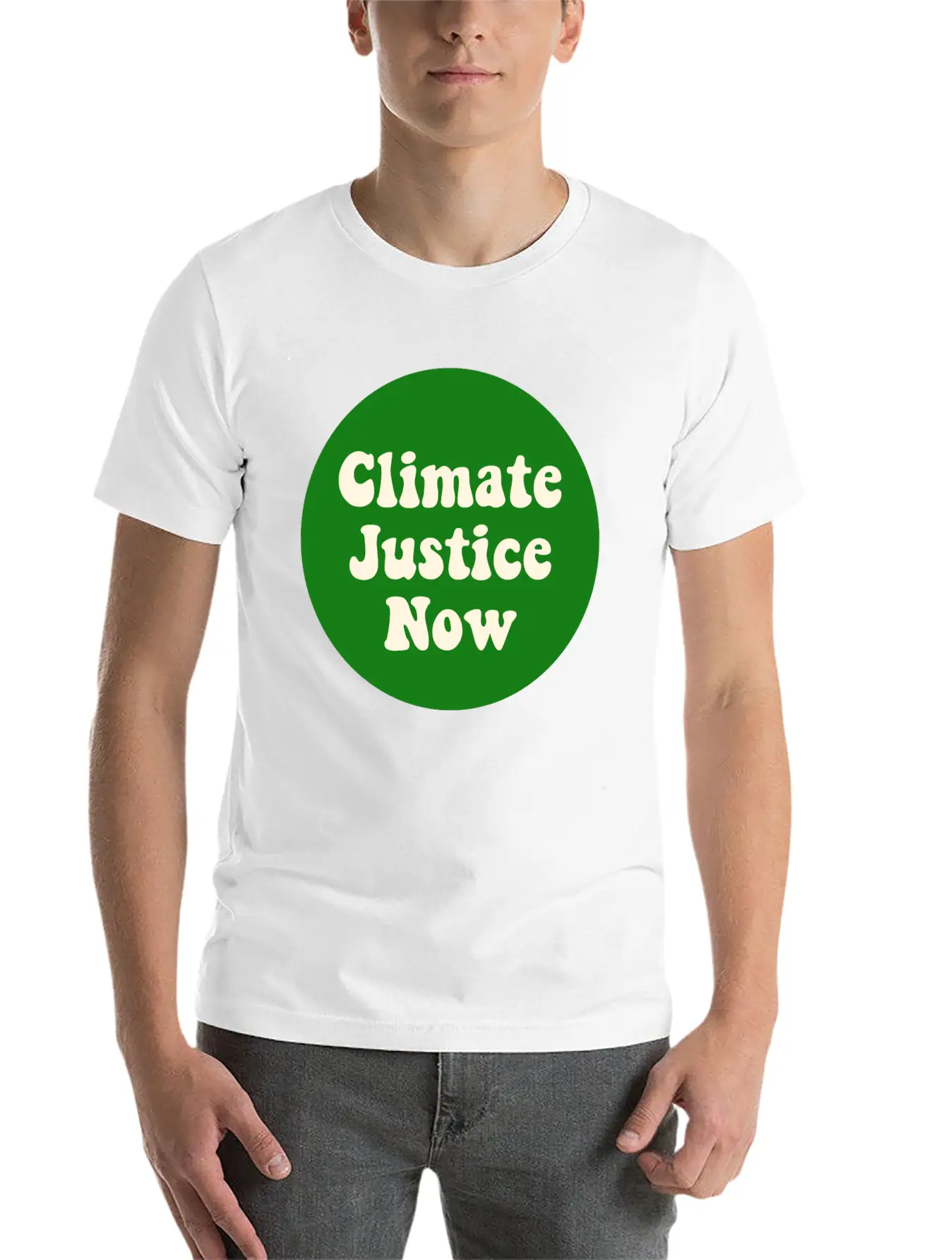 Climate Justice Now Relaxed Everyday Tee – Lightweight And Durable Cotton