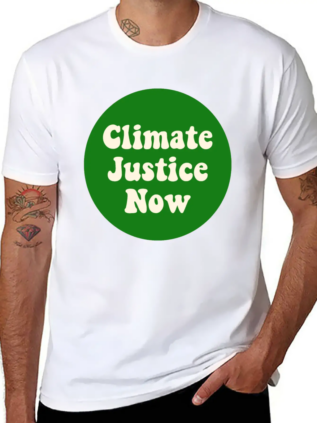 Climate Justice Now Relaxed Everyday Tee – Lightweight And Durable Cotton