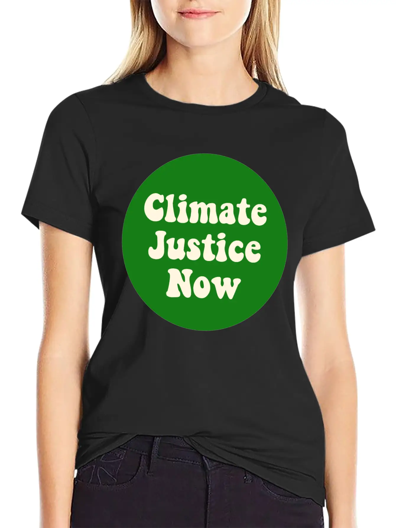 Climate Justice Now Relaxed Everyday Tee – Lightweight And Durable Cotton