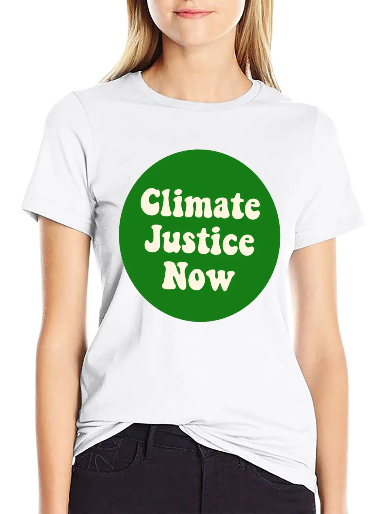 Climate Justice Now Relaxed Everyday Tee – Lightweight And Durable Cotton