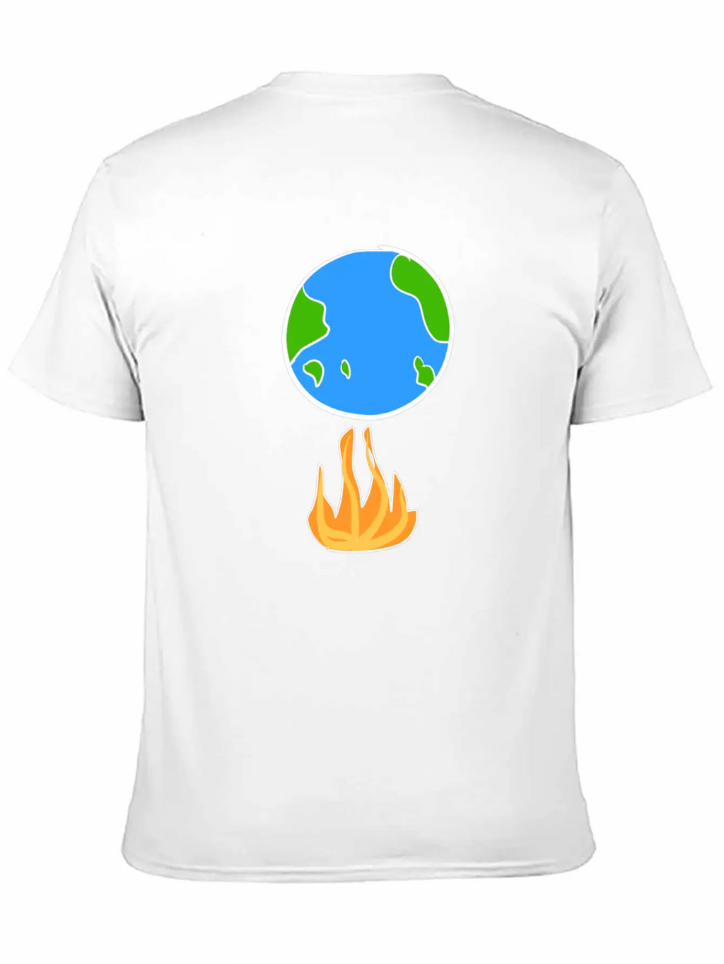 Climate Protection Earth Cartoon Icon Climate Classic Cotton Tee – Unisex Comfort For Any Season