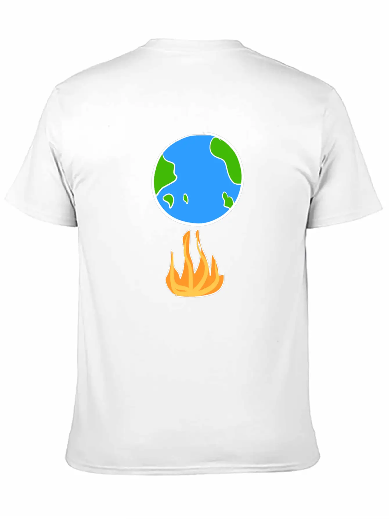 Climate Protection Earth Cartoon Icon Climate Classic Cotton Tee – Unisex Comfort For Any Season