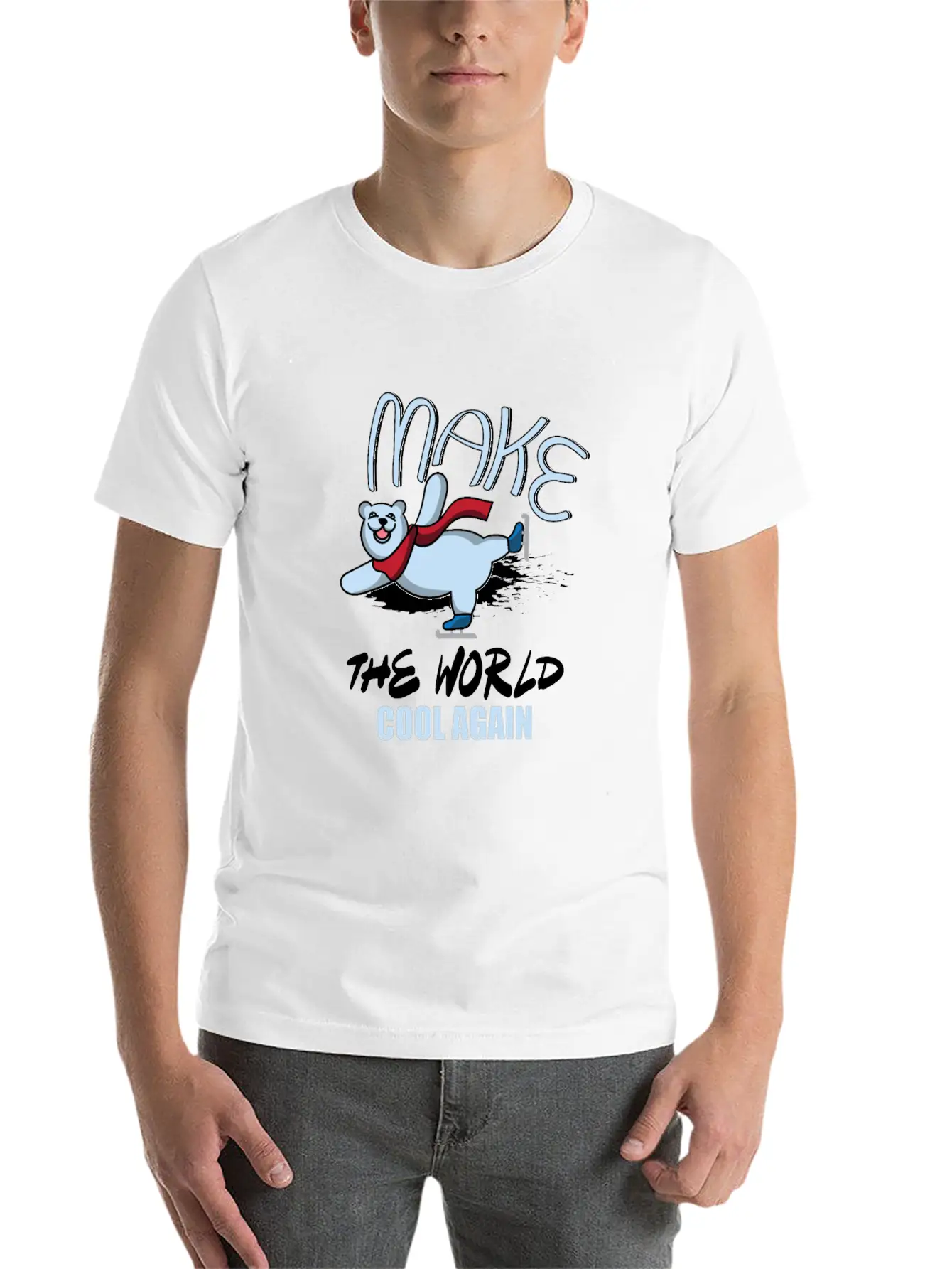 Climate World Climate Protection Climate Modern Fit Casual T-Shirt – Clean And Versatile Design