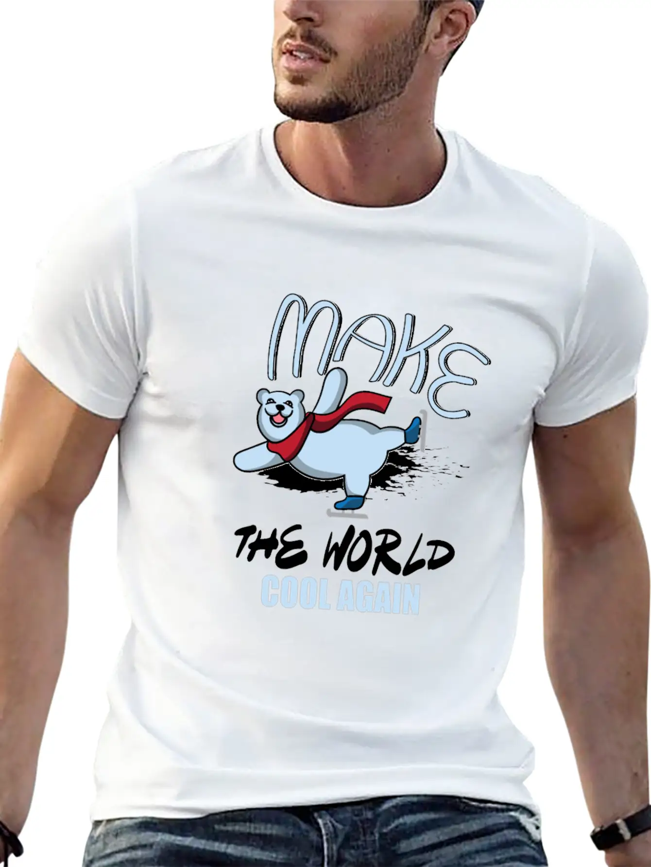 Climate World Climate Protection Climate Modern Fit Casual T-Shirt – Clean And Versatile Design