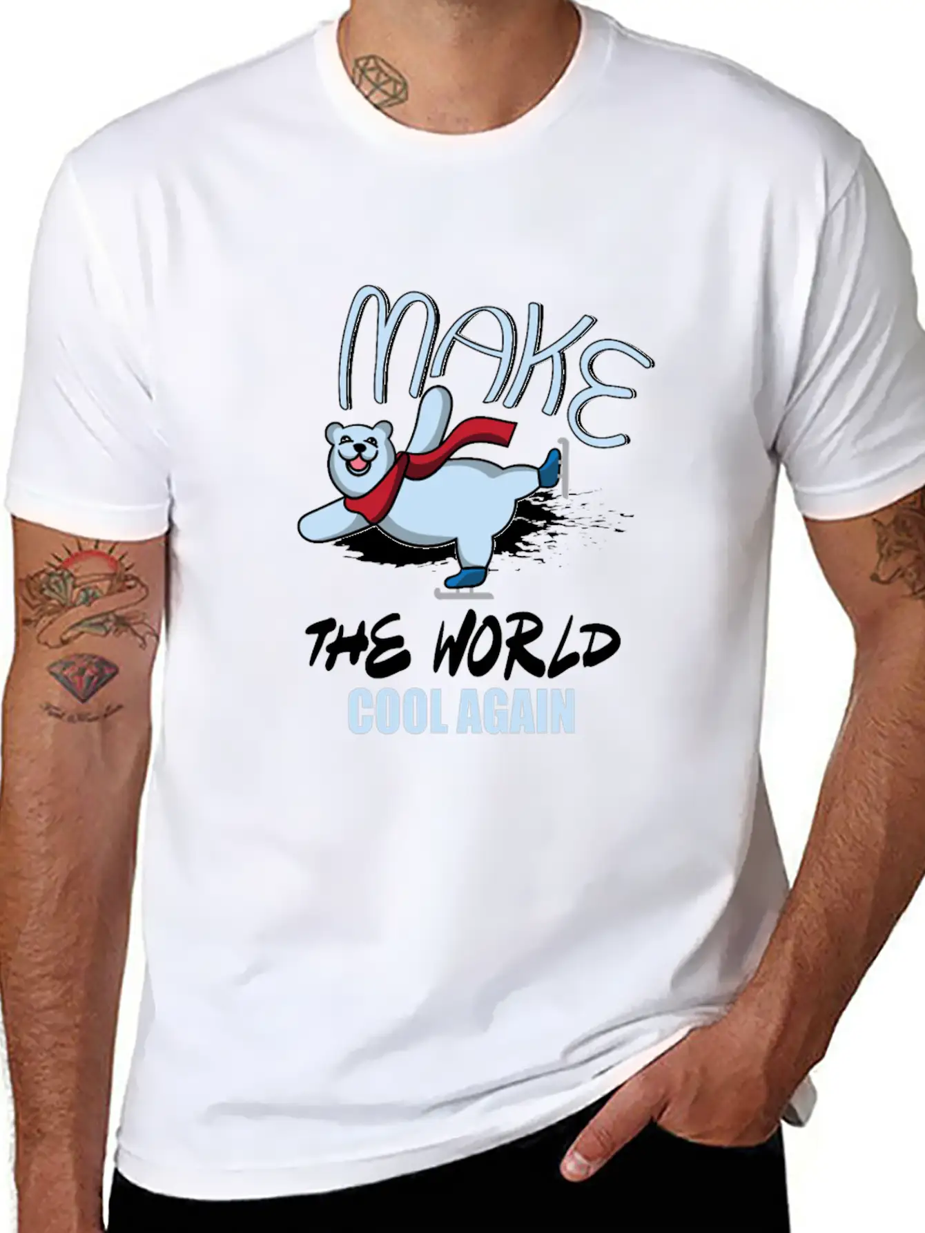 Climate World Climate Protection Climate Modern Fit Casual T-Shirt – Clean And Versatile Design