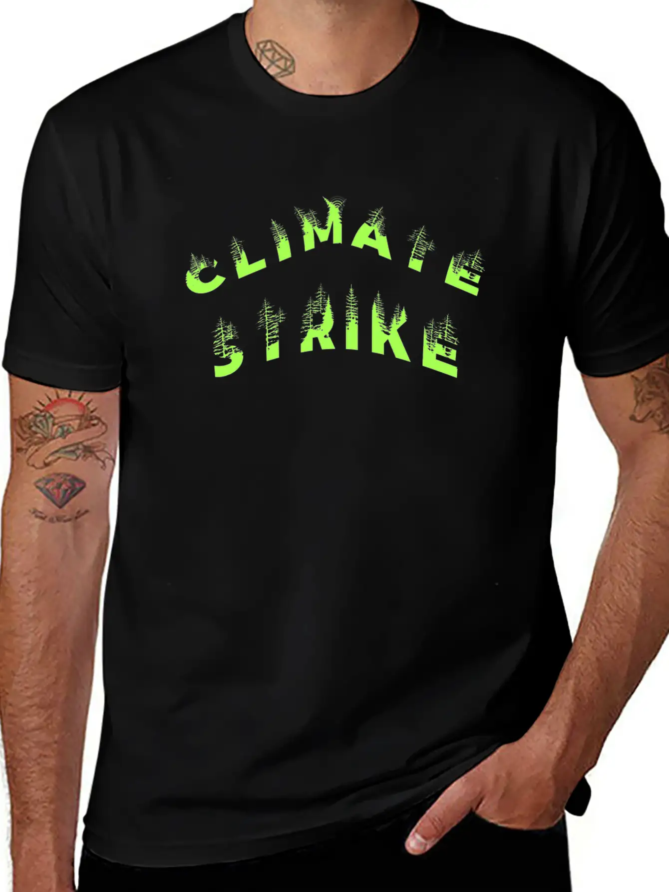 ClimateStrike Climate Change Environment Earthday Classic Cotton Tee – Unisex Comfort For Any Season