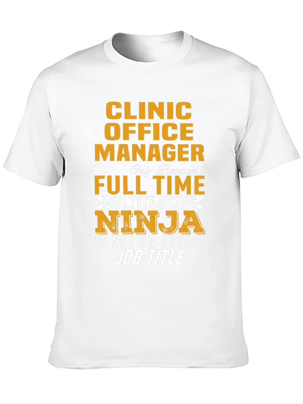 Clinic Office Manager Breathable Soft Cotton T-Shirt – Timeless Casual Look