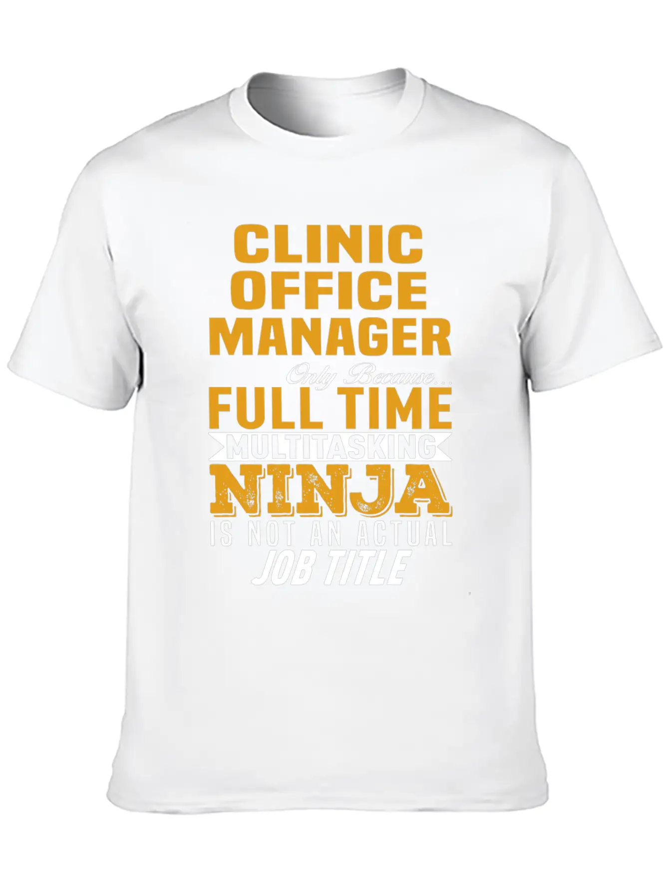 Clinic Office Manager Breathable Soft Cotton T-Shirt – Timeless Casual Look