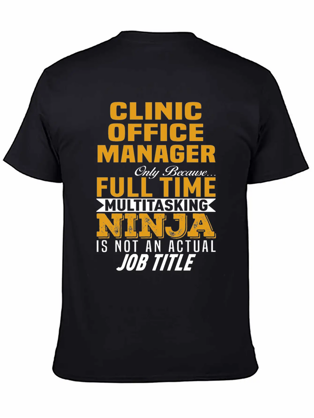 Clinic Office Manager Breathable Soft Cotton T-Shirt – Timeless Casual Look