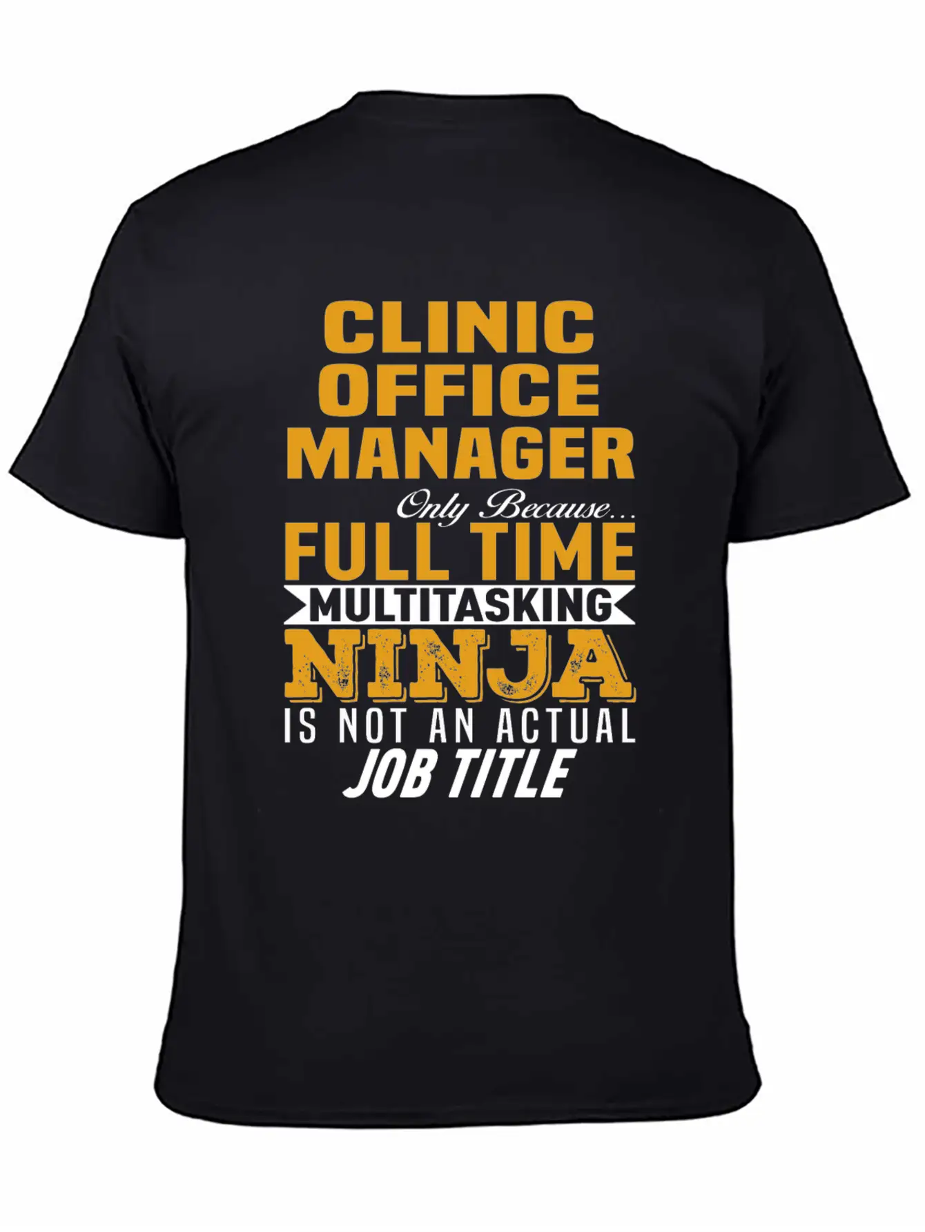 Clinic Office Manager Breathable Soft Cotton T-Shirt – Timeless Casual Look