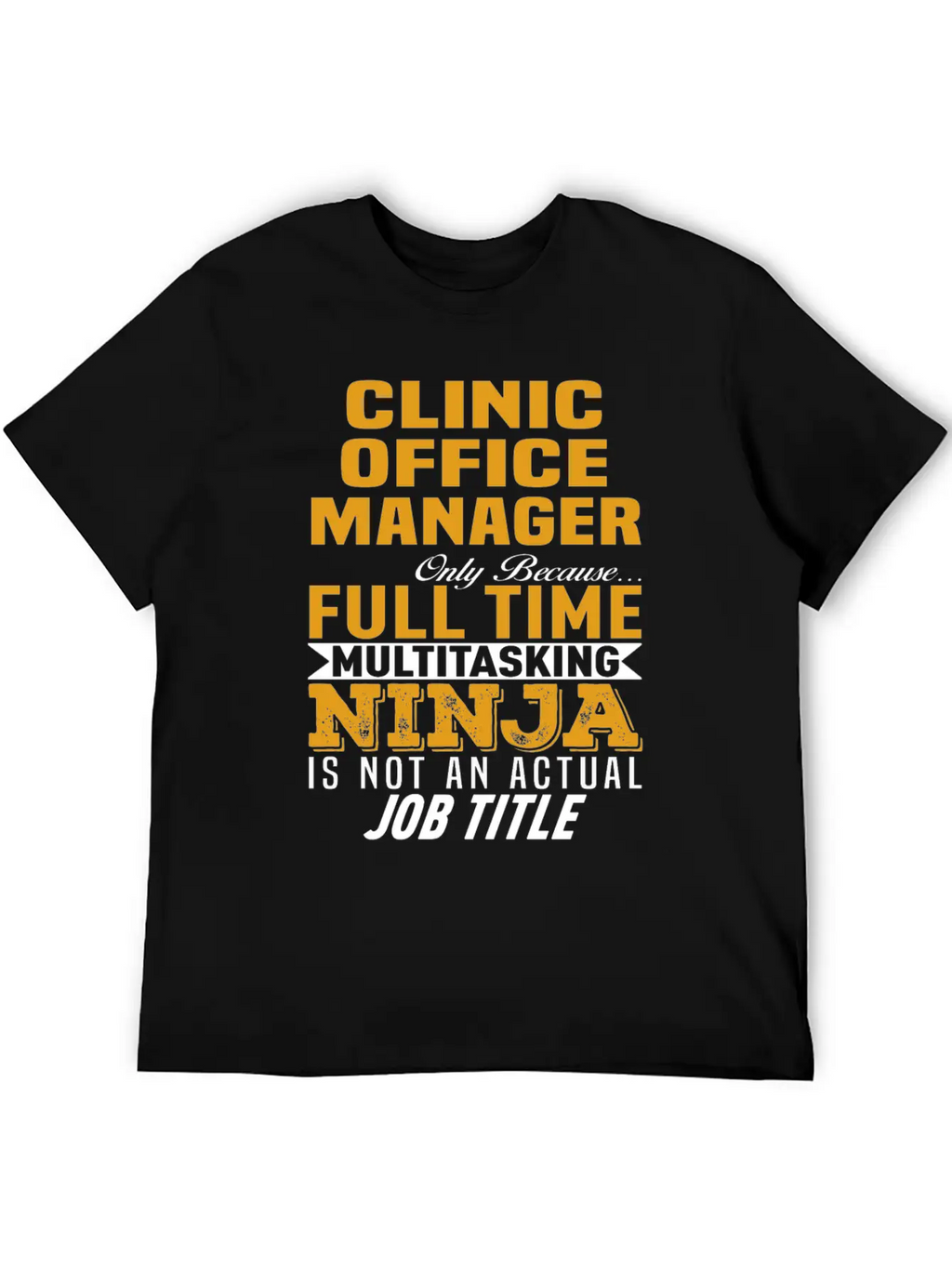 Clinic Office Manager Breathable Soft Cotton T-Shirt – Timeless Casual Look