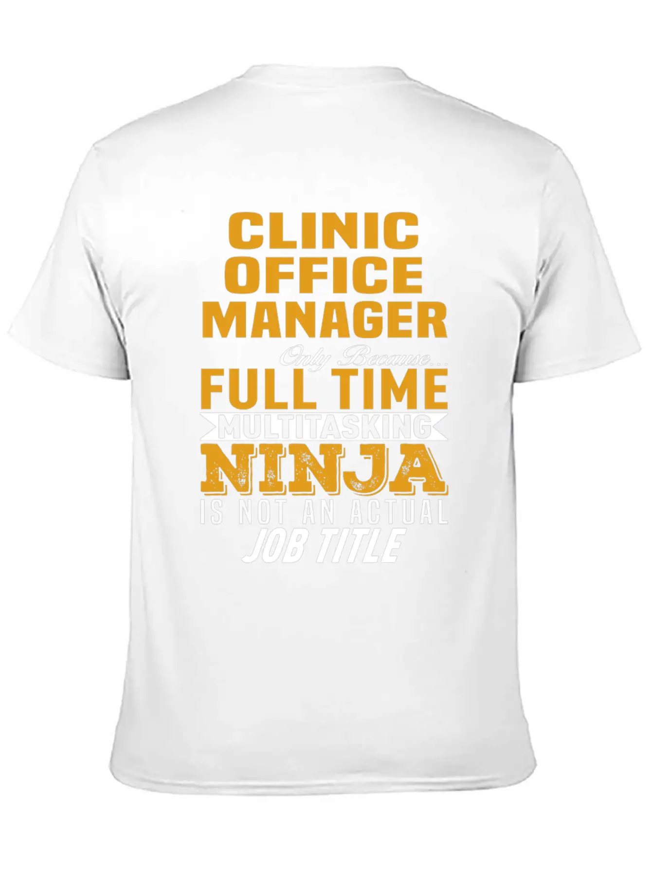 Clinic Office Manager Breathable Soft Cotton T-Shirt – Timeless Casual Look
