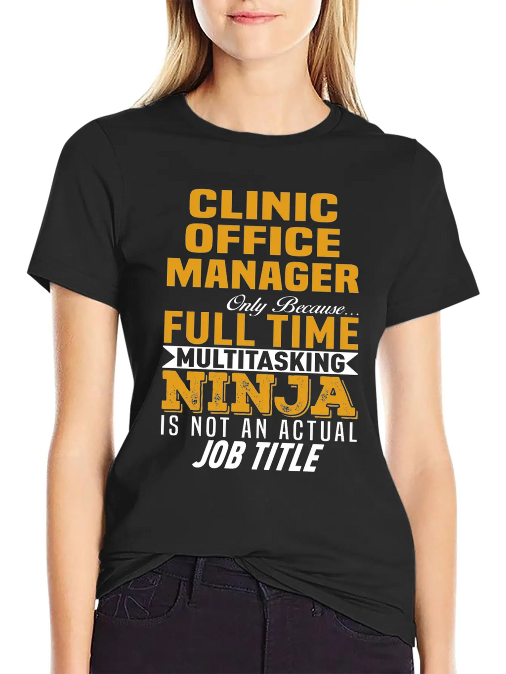 Clinic Office Manager Breathable Soft Cotton T-Shirt – Timeless Casual Look