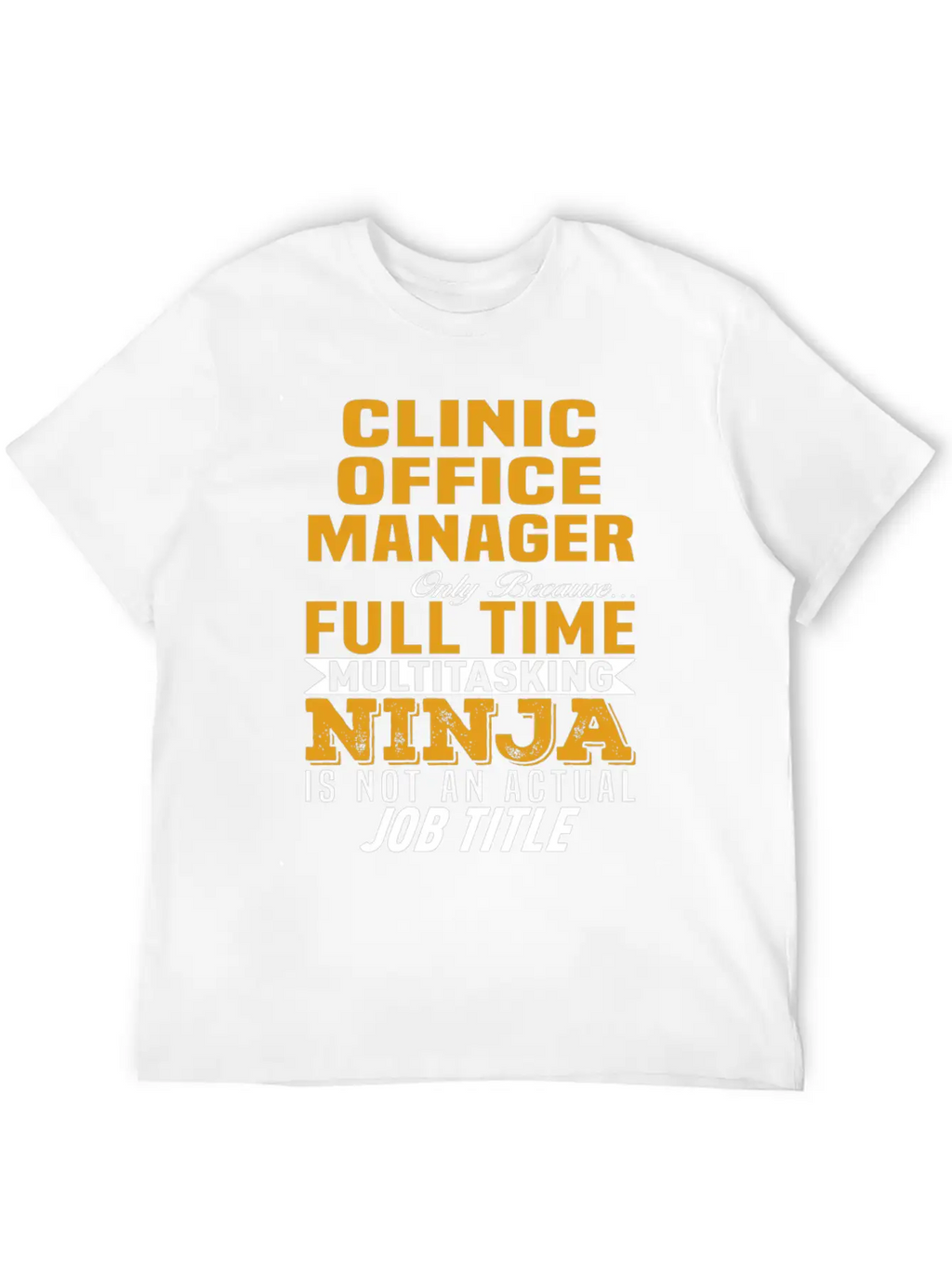 Clinic Office Manager Breathable Soft Cotton T-Shirt – Timeless Casual Look