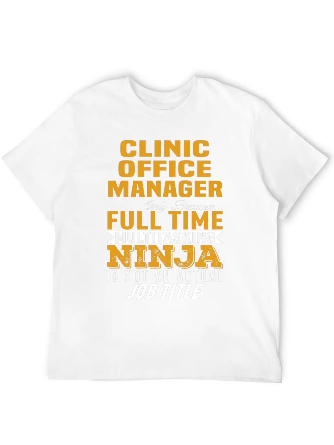 Clinic Office Manager Breathable Soft Cotton T-Shirt – Timeless Casual Look