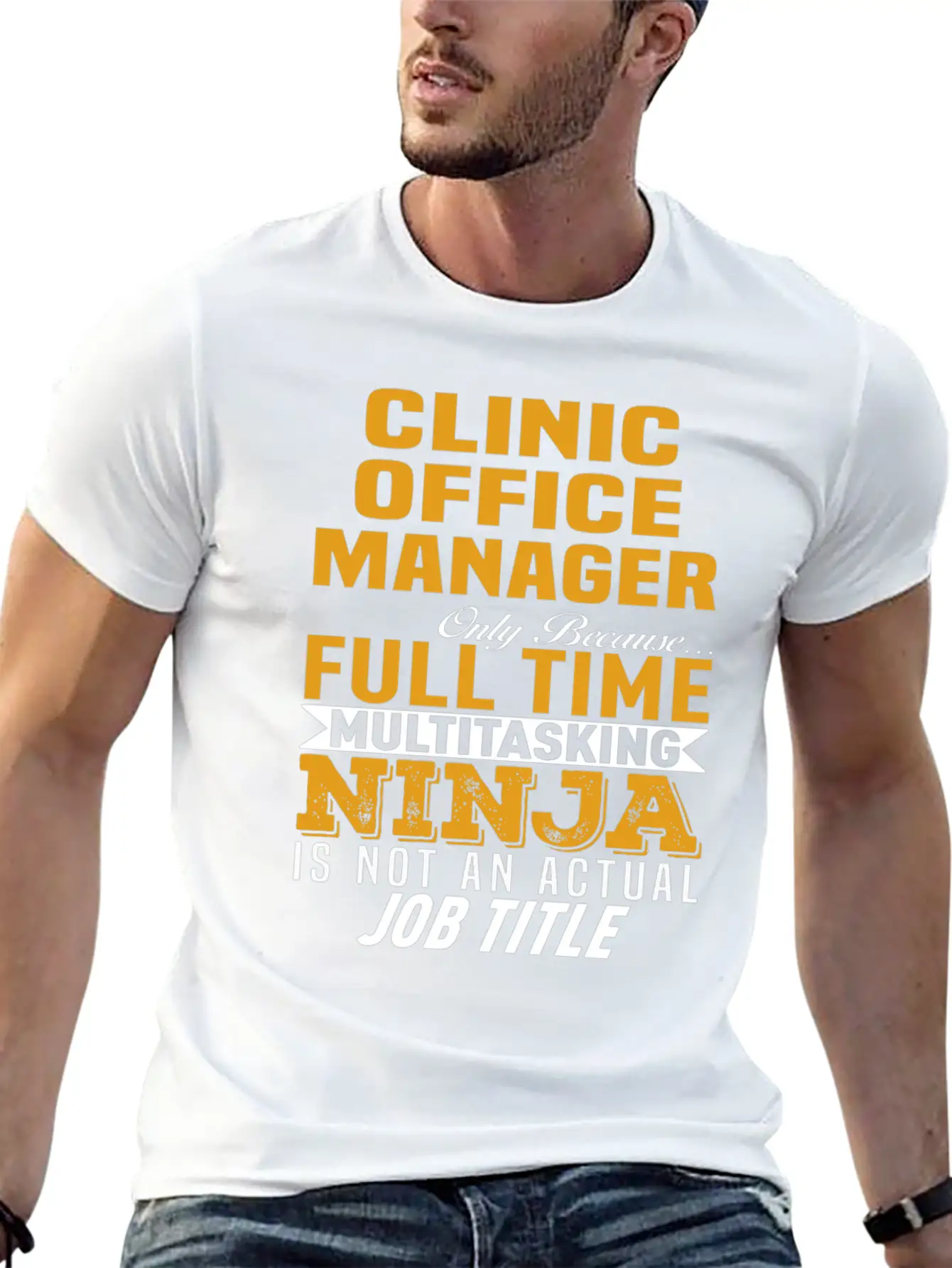 Clinic Office Manager Breathable Soft Cotton T-Shirt – Timeless Casual Look