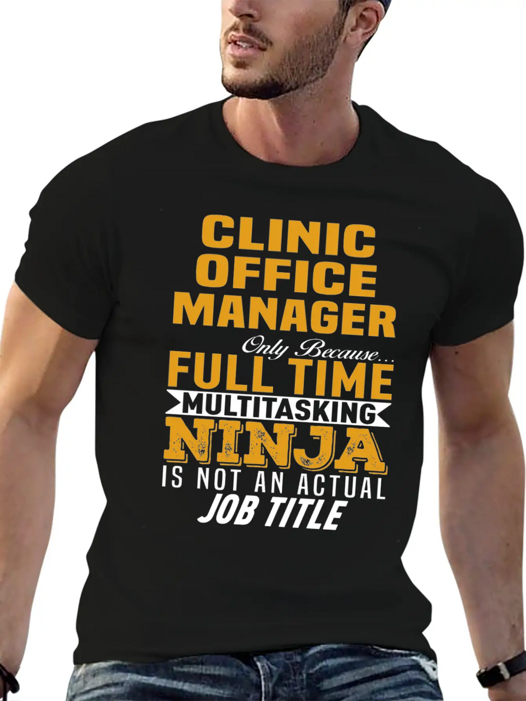 Clinic Office Manager Breathable Soft Cotton T-Shirt – Timeless Casual Look