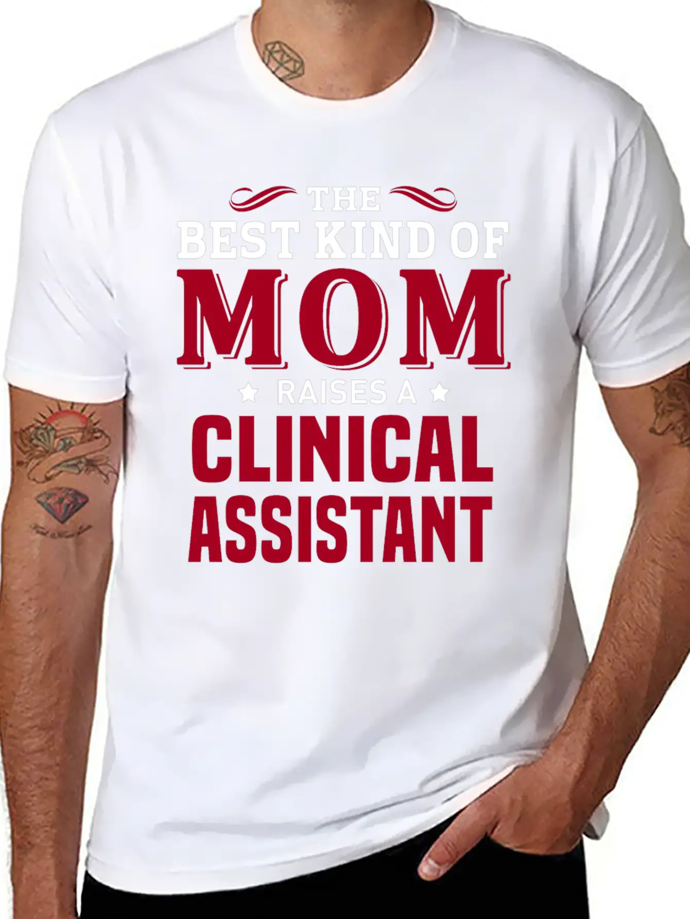 Clinical Assistant Breathable Soft Cotton T-Shirt – Timeless Casual Look