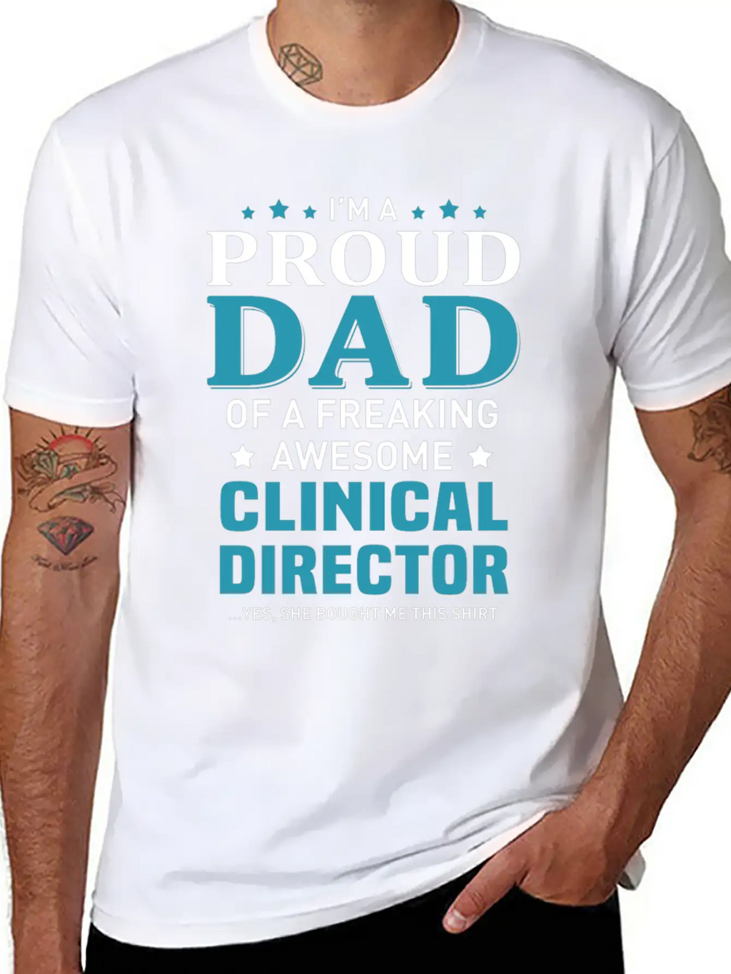 Clinical Director Basic Graphic T-Shirt – Daily Comfort In Soft Cotton