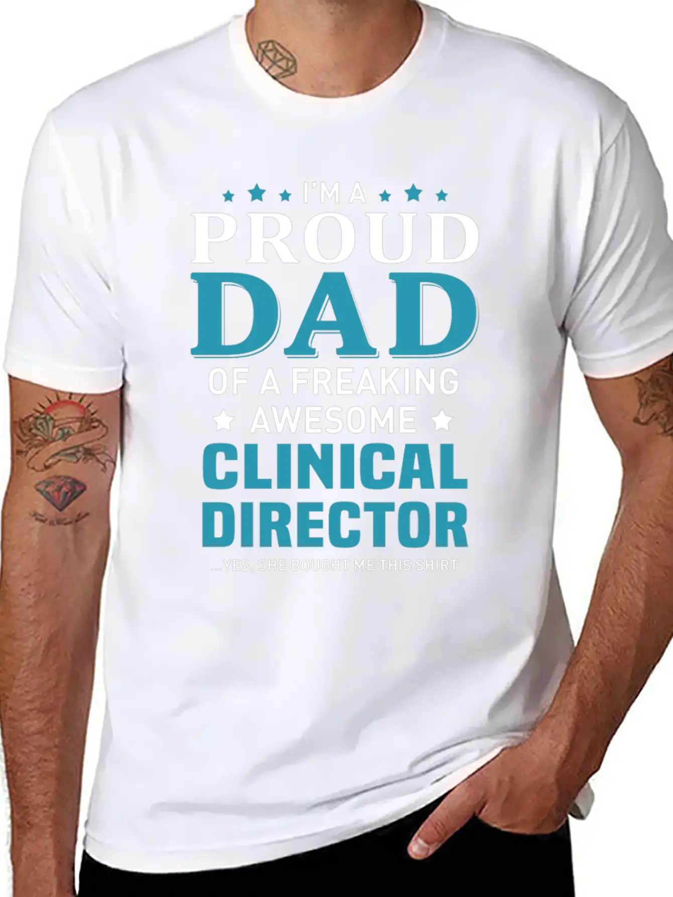 Clinical Director Basic Graphic T-Shirt – Daily Comfort In Soft Cotton