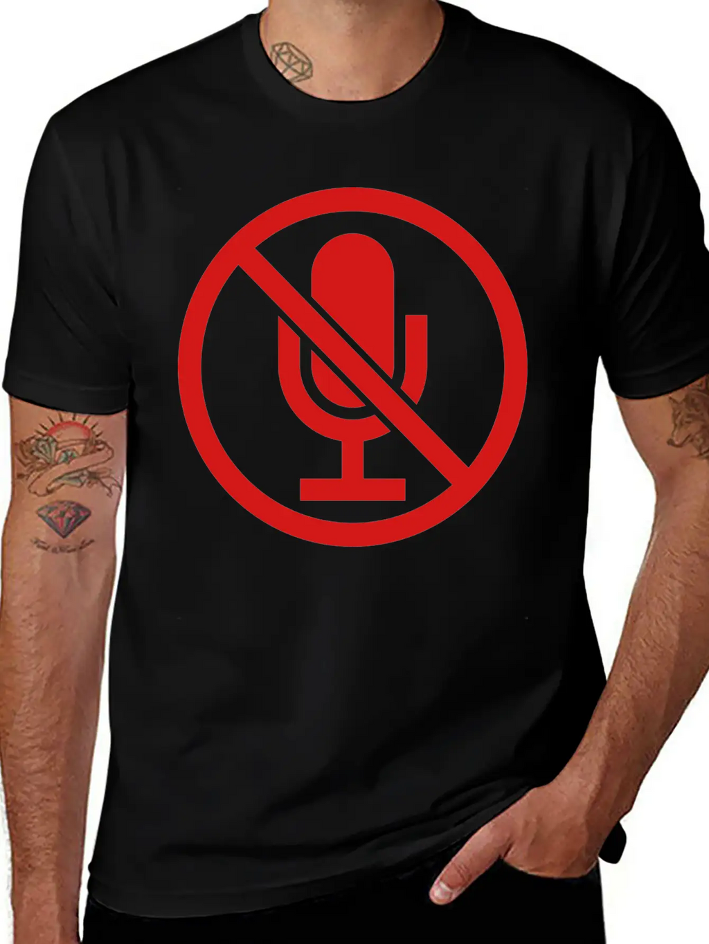 Clipart Sign Mute Timeless Short Sleeve Tee – Comfy And Minimalist Design