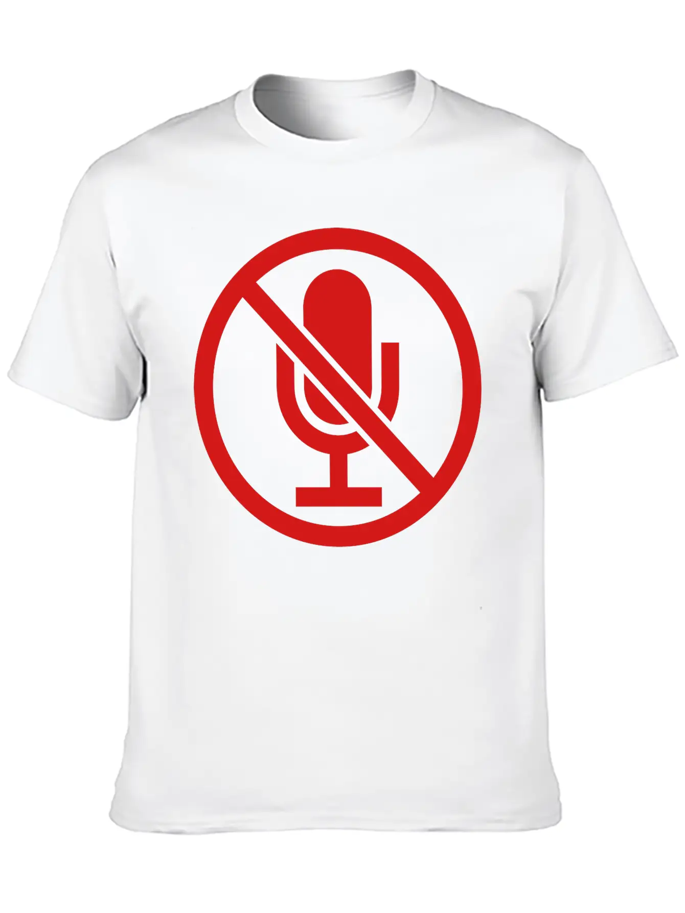 Clipart Sign Mute Timeless Short Sleeve Tee – Comfy And Minimalist Design