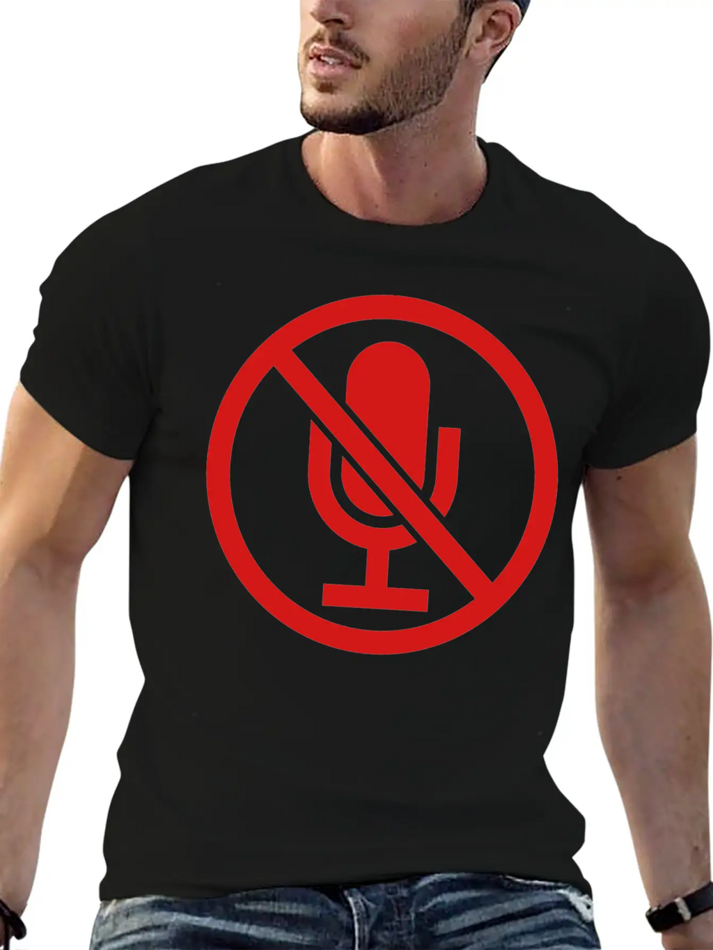 Clipart Sign Mute Timeless Short Sleeve Tee – Comfy And Minimalist Design