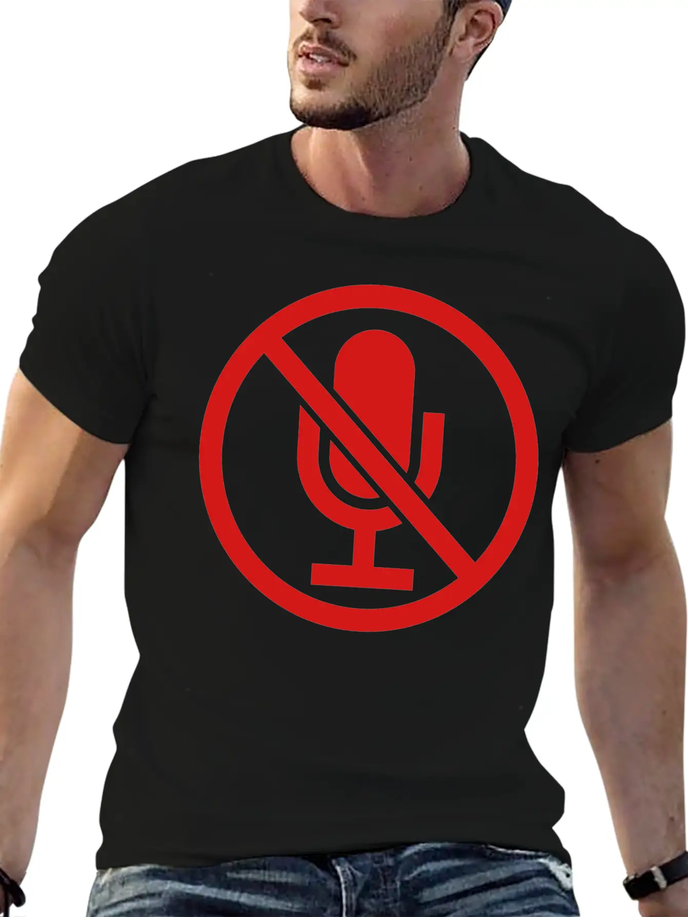 Clipart Sign Mute Timeless Short Sleeve Tee – Comfy And Minimalist Design
