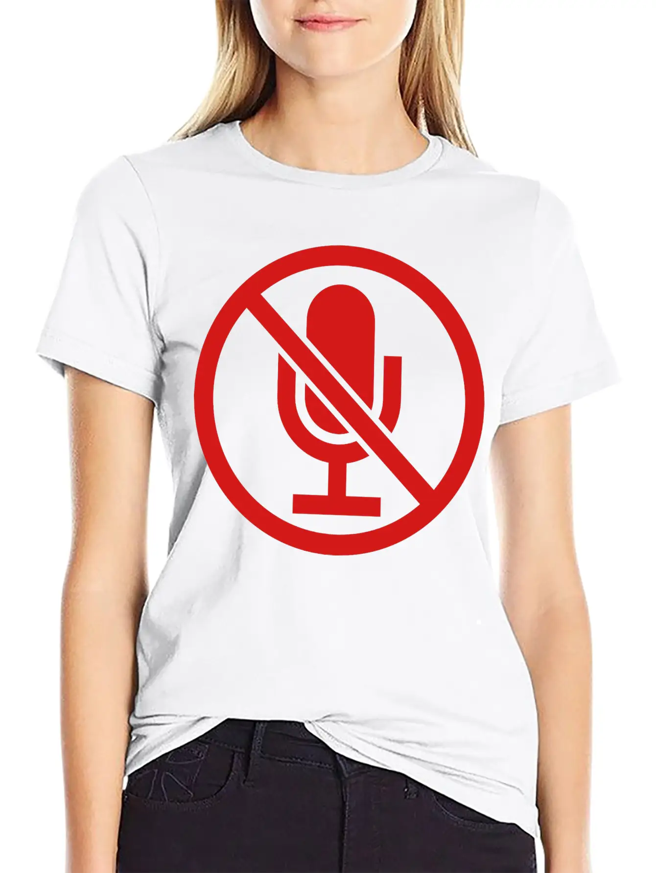 Clipart Sign Mute Timeless Short Sleeve Tee – Comfy And Minimalist Design