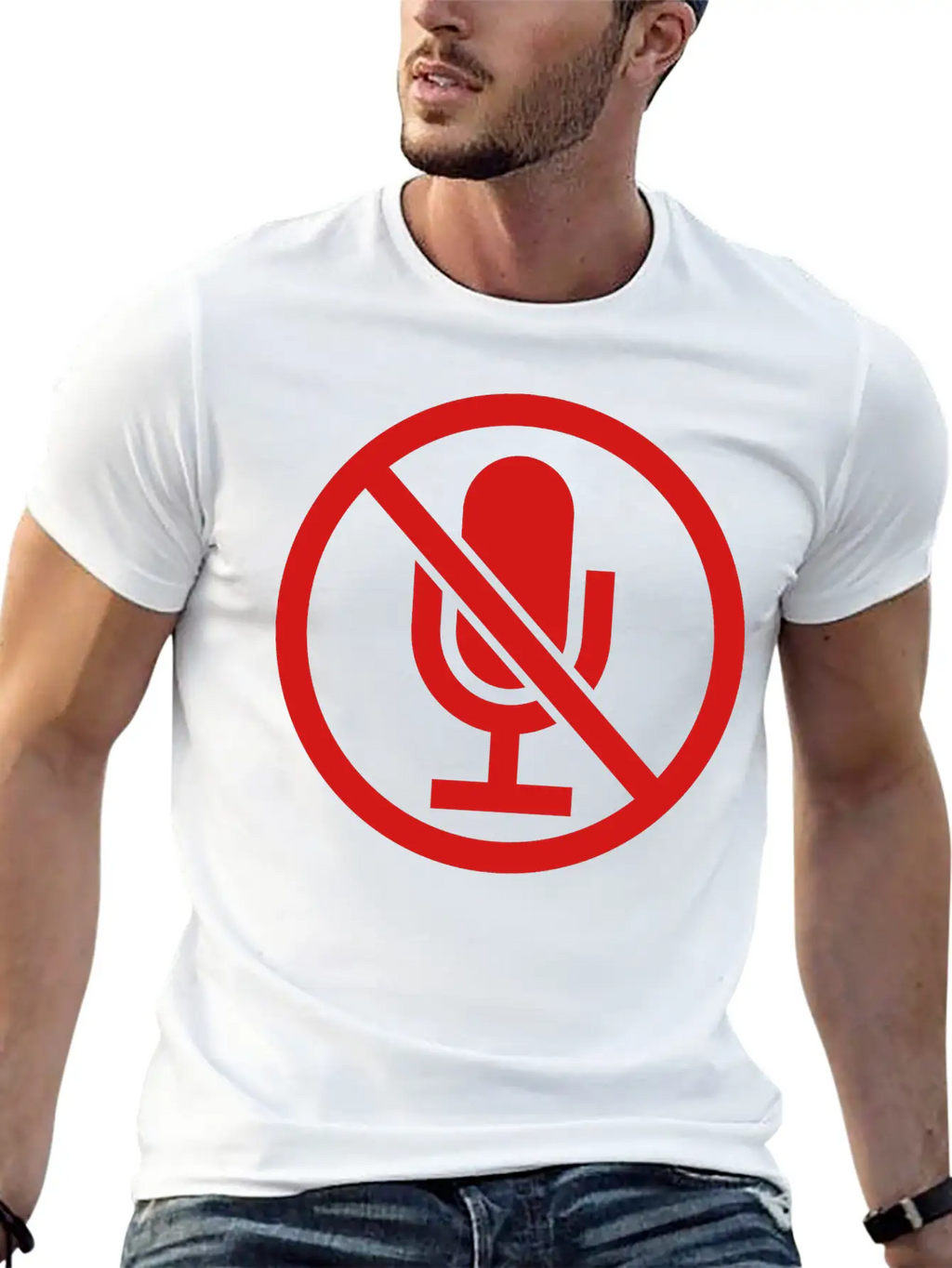 Clipart Sign Mute Timeless Short Sleeve Tee – Comfy And Minimalist Design