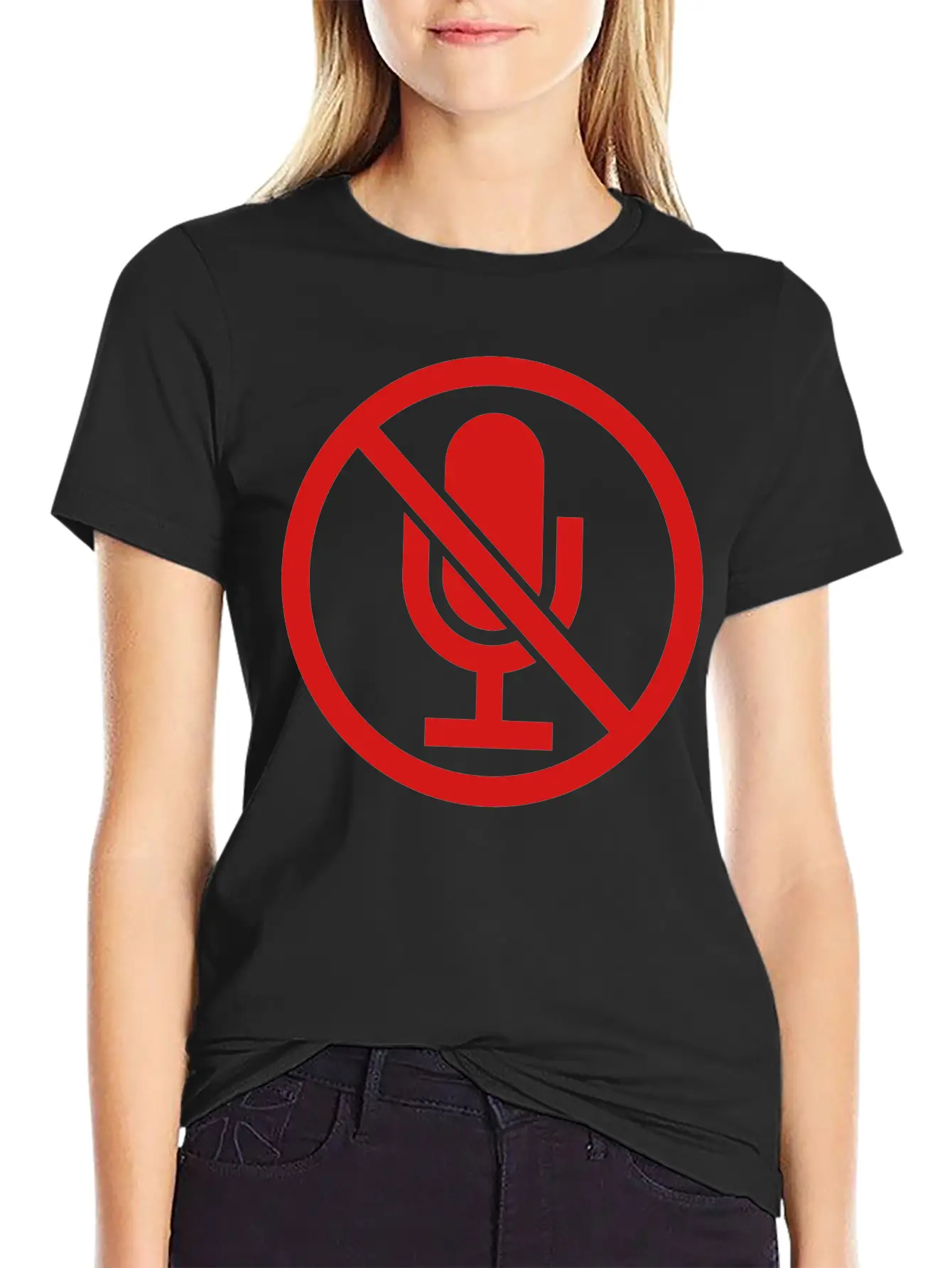 Clipart Sign Mute Timeless Short Sleeve Tee – Comfy And Minimalist Design