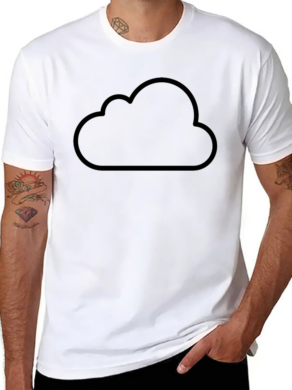 Cloud Breathable Graphic T-Shirt – Perfect For Casual Days