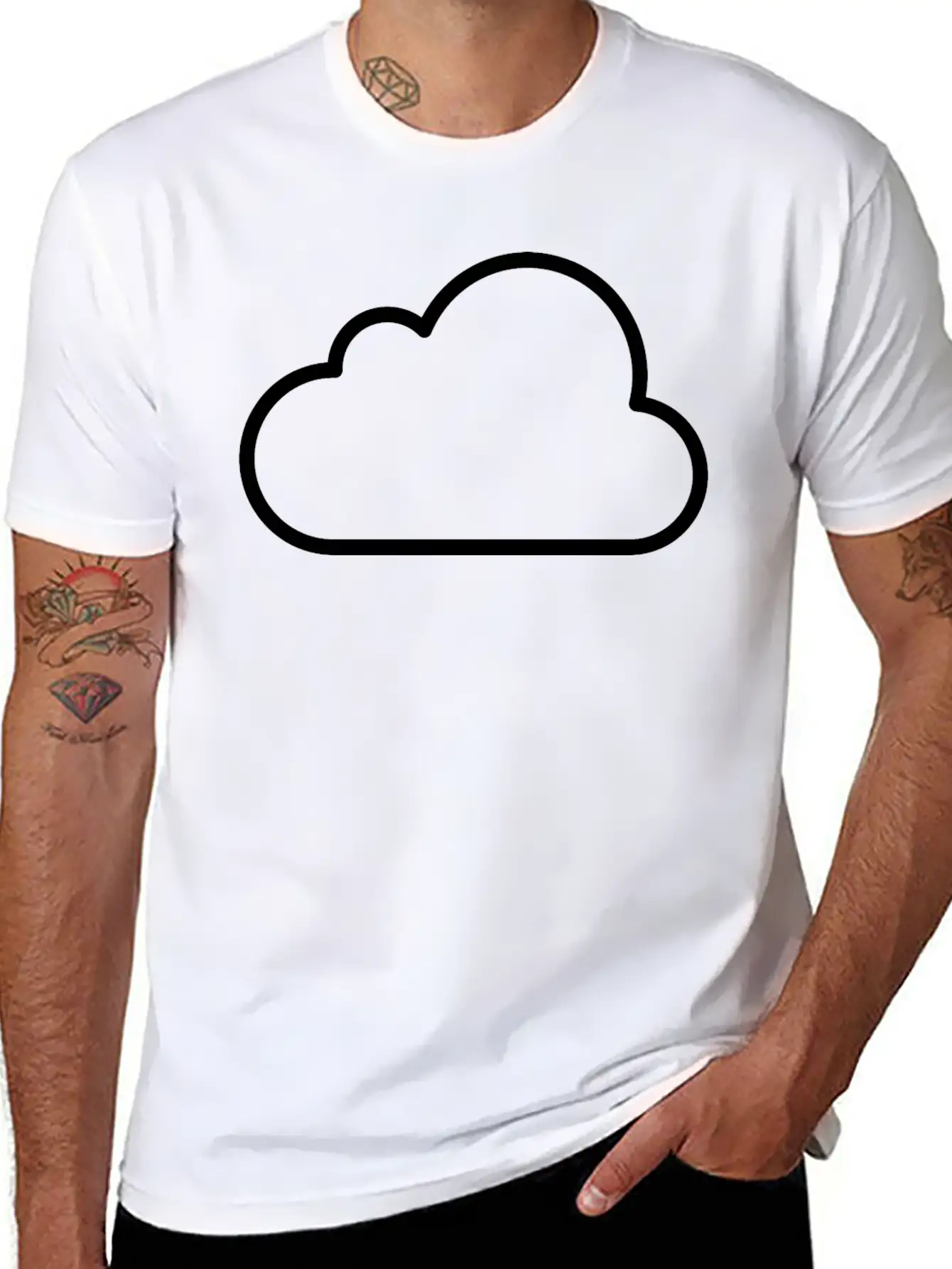 Cloud Breathable Graphic T-Shirt – Perfect For Casual Days