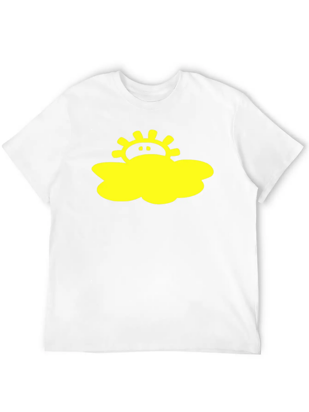 Cloud_sun Weather Vector Stylish Everyday T-Shirt – Unisex Basic Cotton Tee