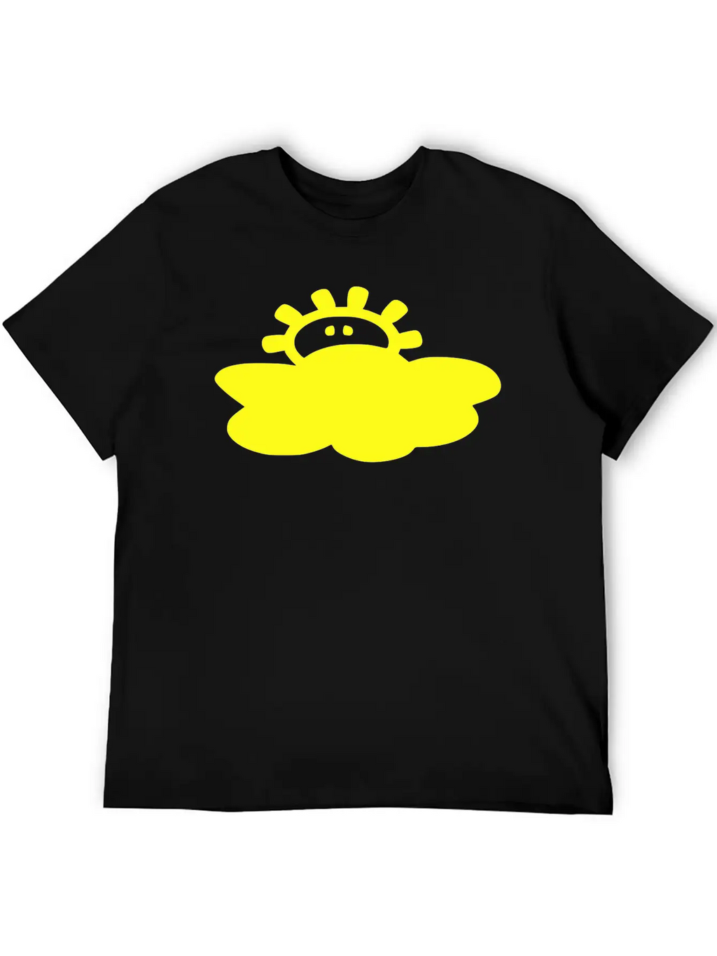 Cloud_sun Weather Vector Stylish Everyday T-Shirt – Unisex Basic Cotton Tee