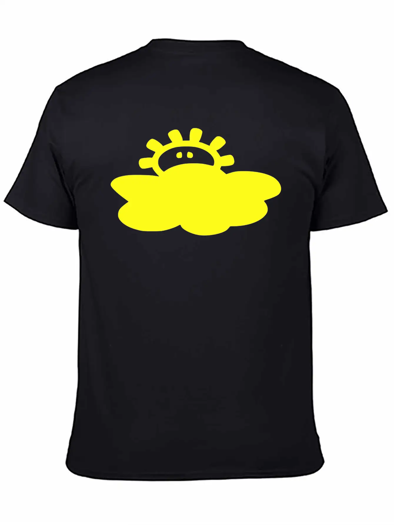 Cloud_sun Weather Vector Stylish Everyday T-Shirt – Unisex Basic Cotton Tee