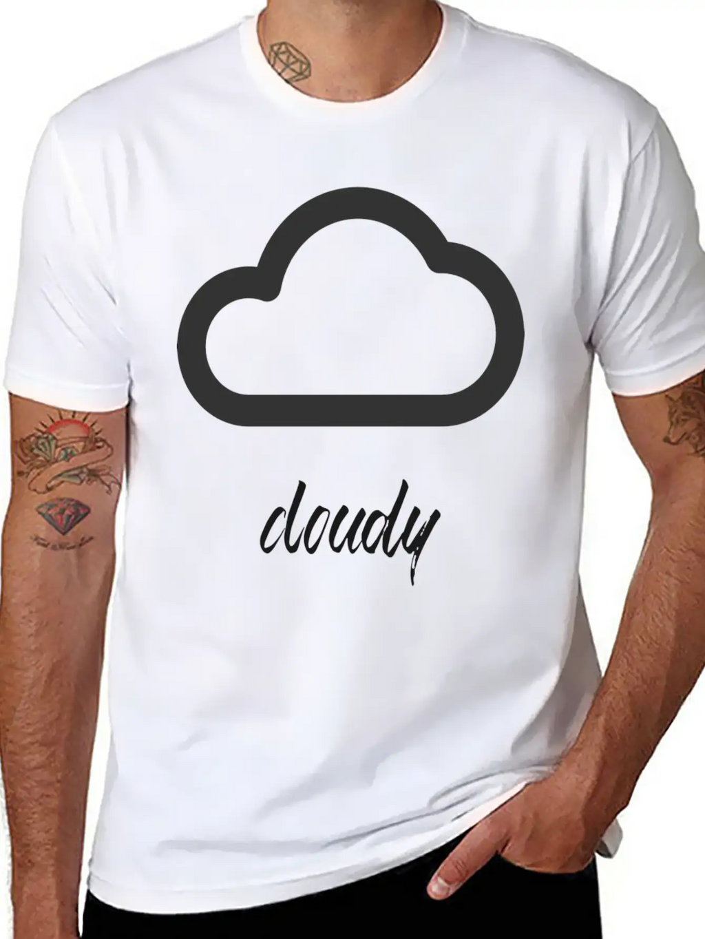 Cloudy Weather Essential Unisex Summer Tee – Soft Cotton Casual Fit