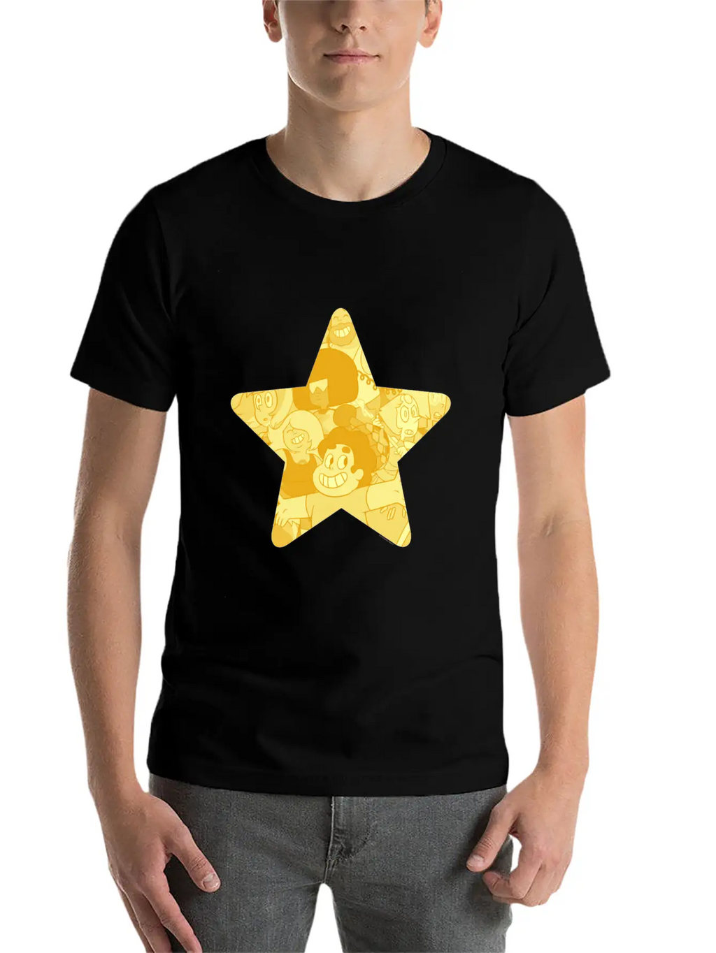 Cn Steven Universe Star Fill Modern Fit Casual T-Shirt – Clean And Versatile Design