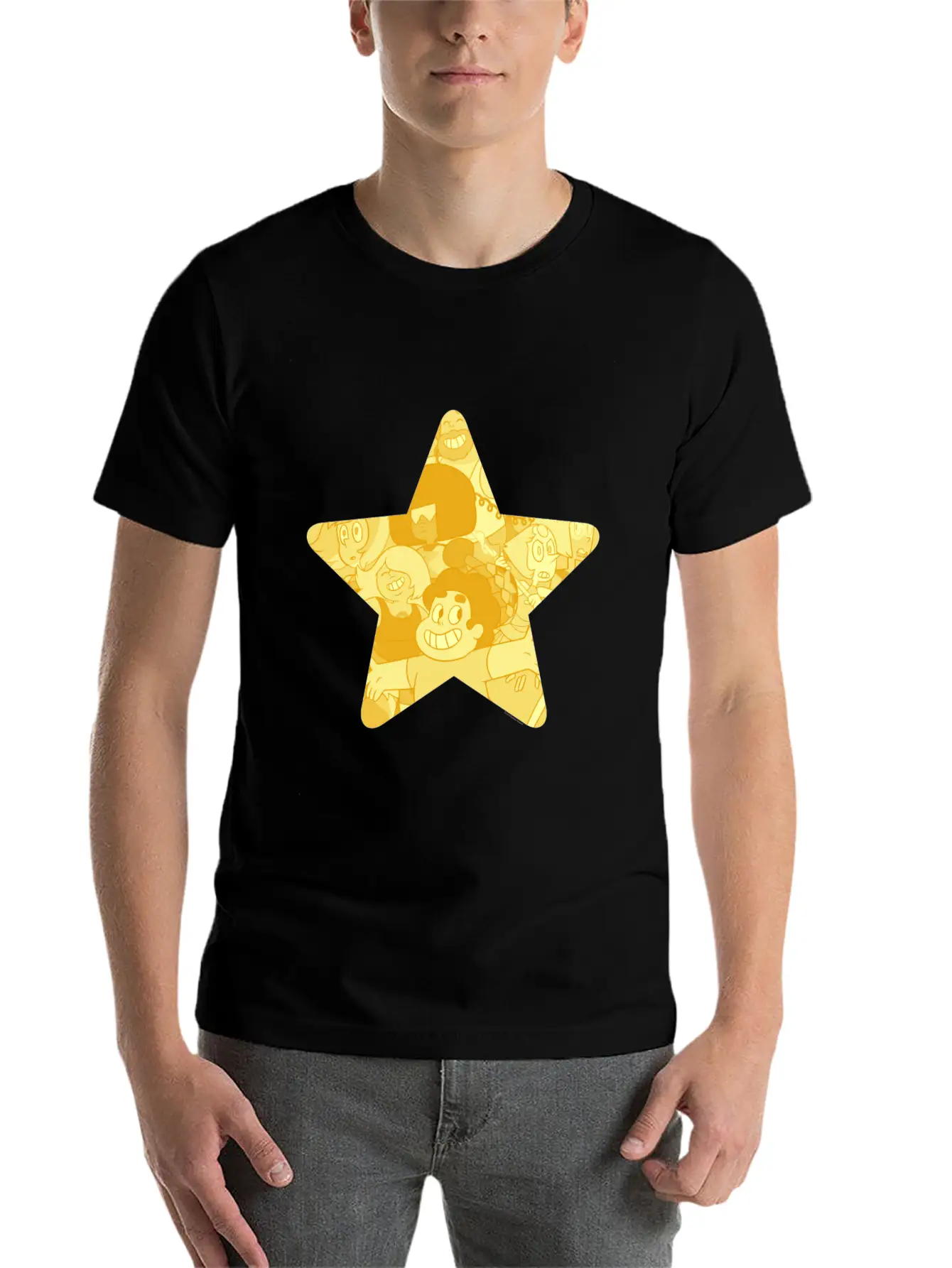 Cn Steven Universe Star Fill Modern Fit Casual T-Shirt – Clean And Versatile Design