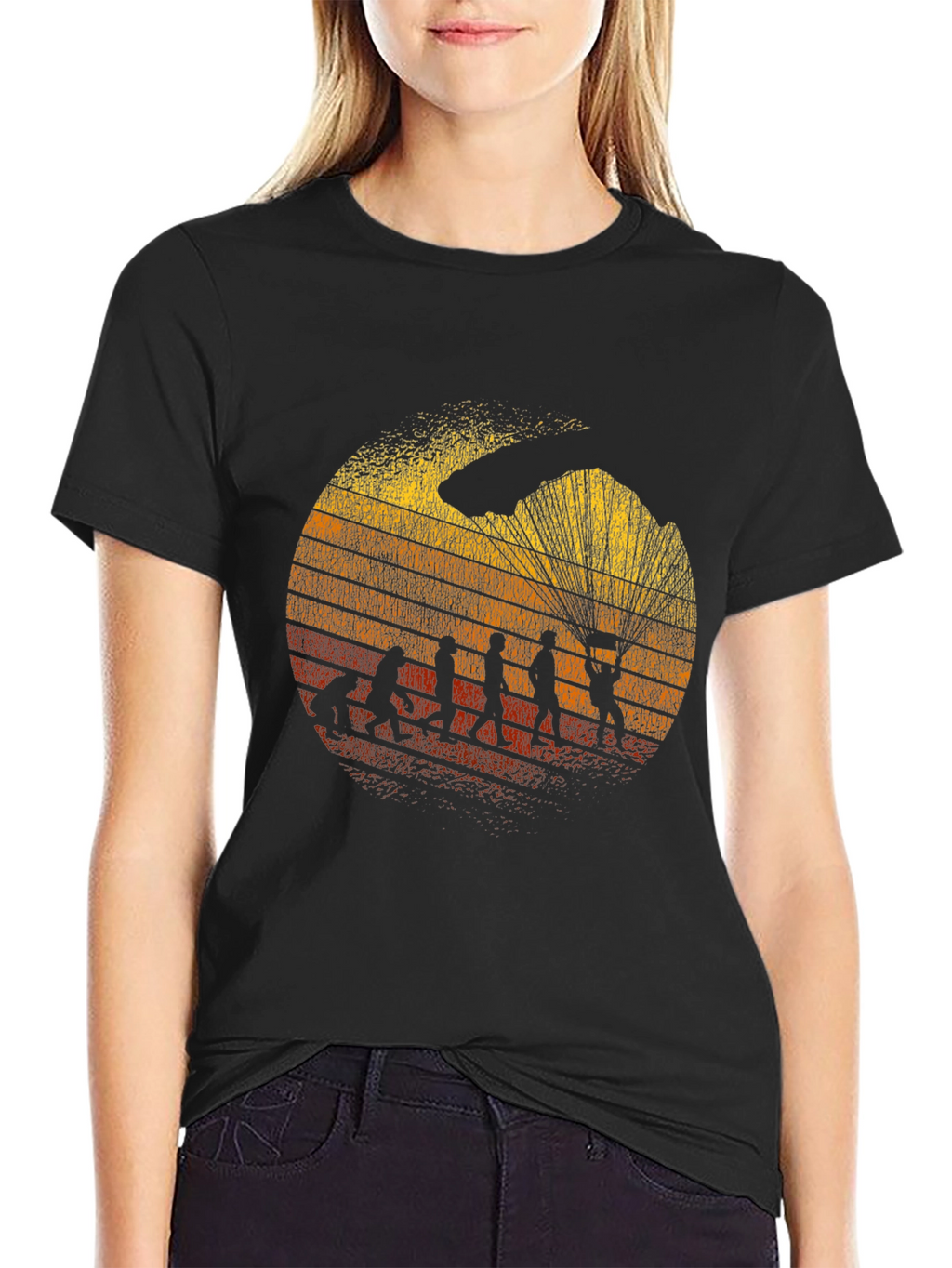 Parachute Evolution Black T-Shirt