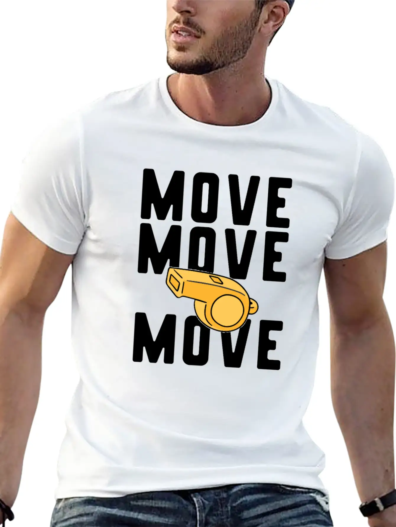 Coach Move Move Move Classic Cotton Tee – Unisex Comfort For Any Season
