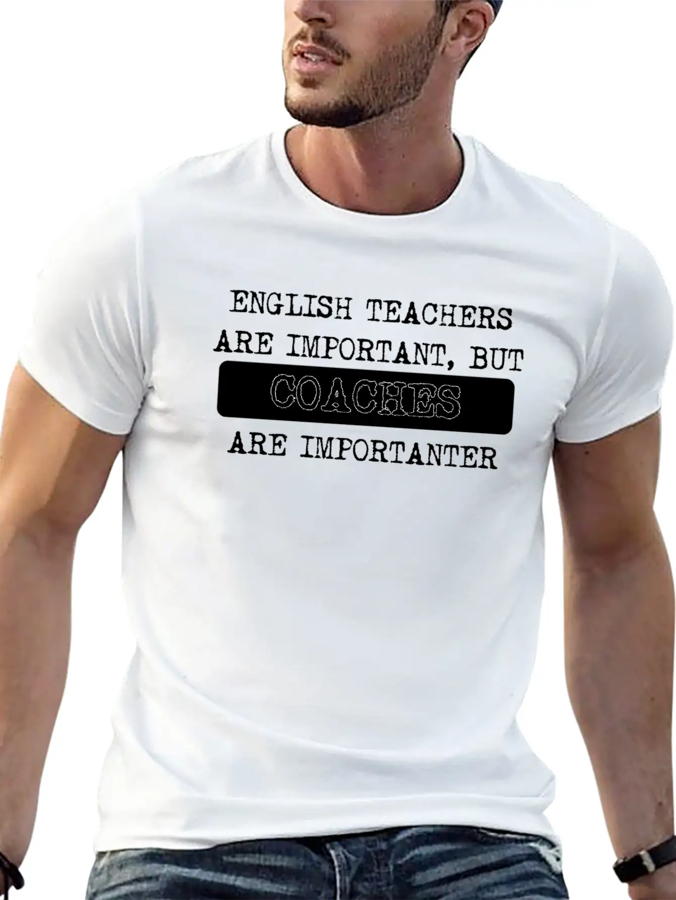 Coaches Are Importanter Unisex Casual T-Shirt – Clean Design For Daily Comfort