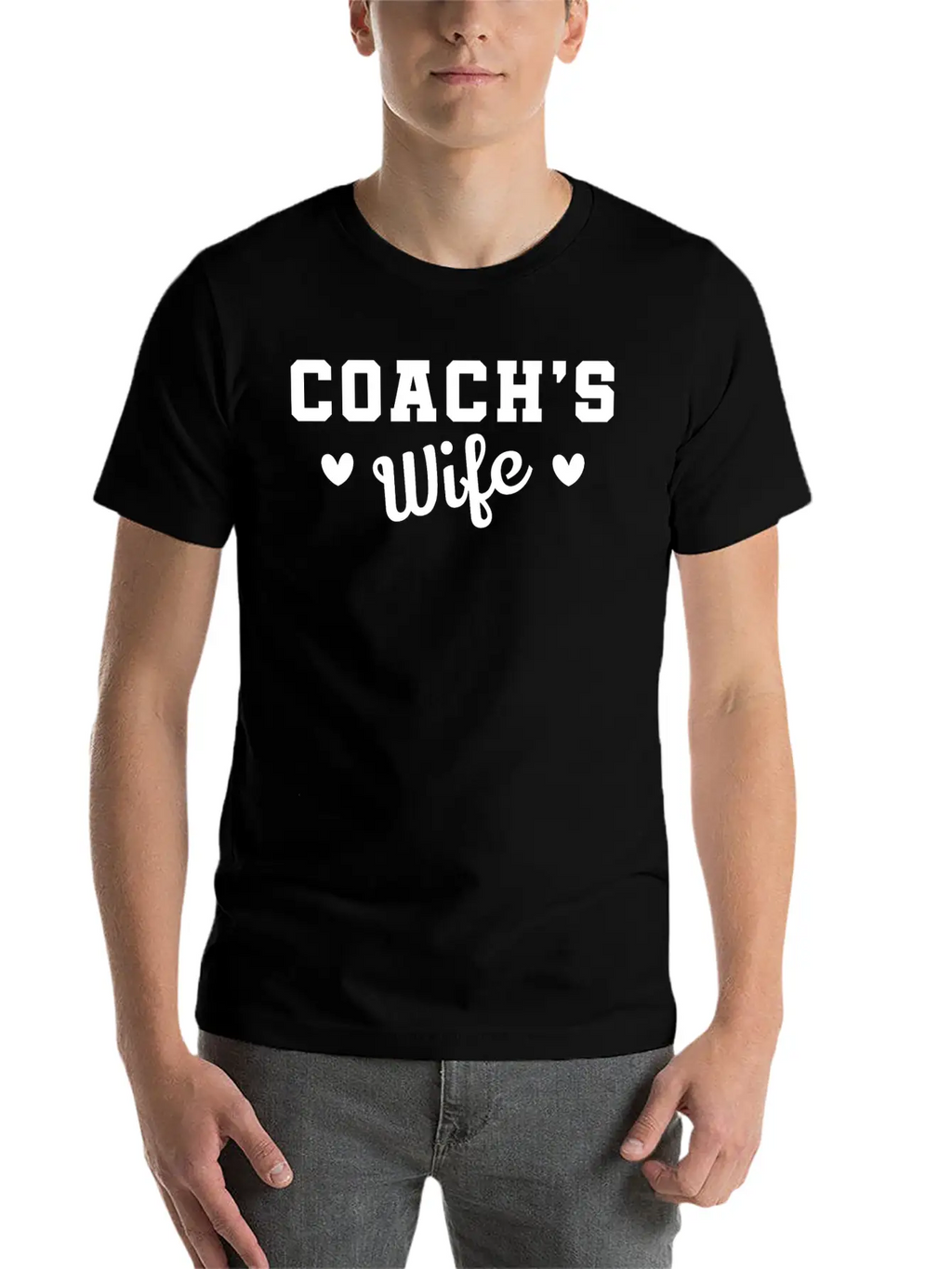 Coach's Wife,Soccer Coach, Soccer Lover Unisex Casual T-Shirt – Clean Design For Daily Comfort