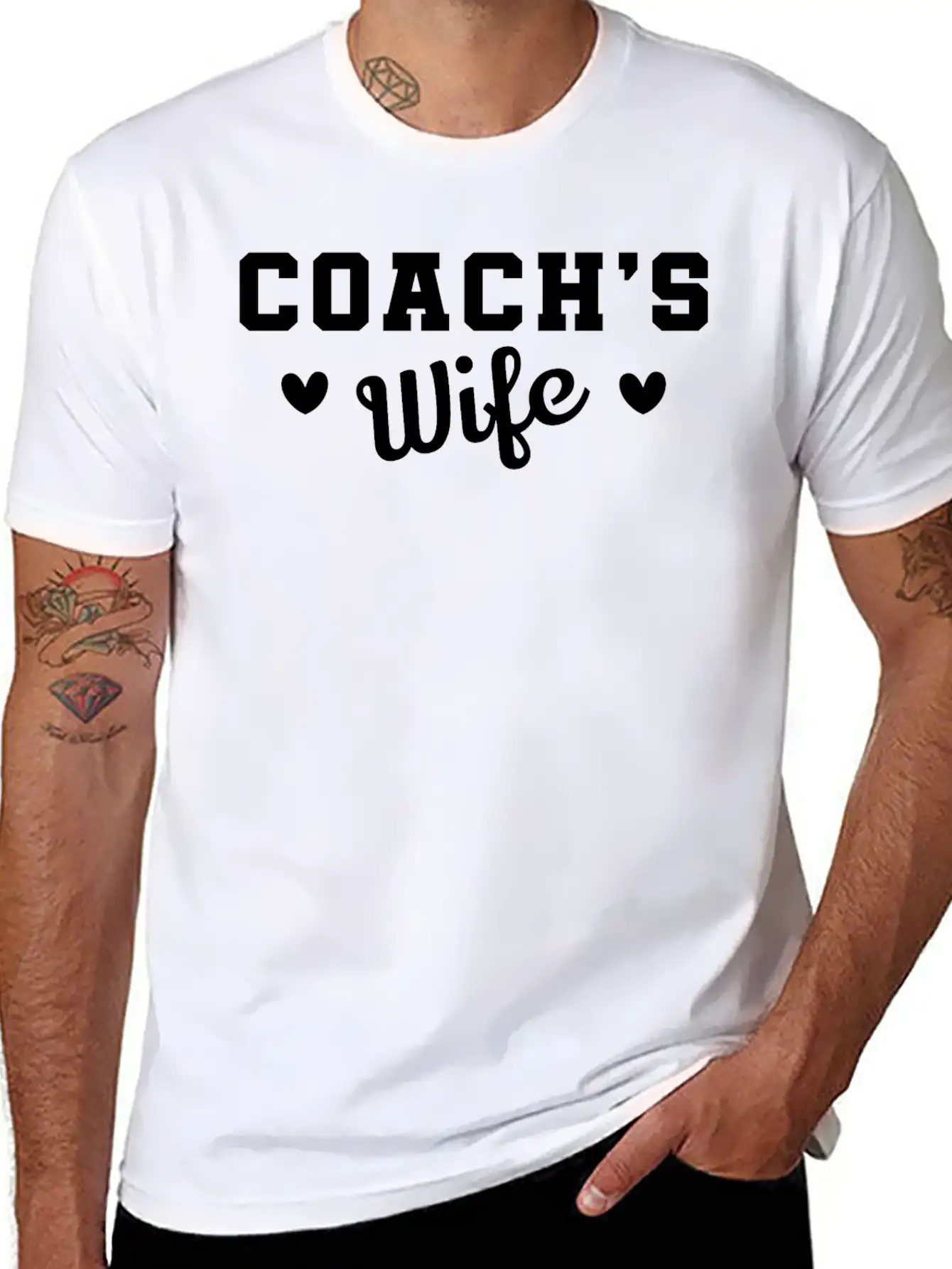 Coach's Wife,Soccer Coach, Soccer Lover Unisex Casual T-Shirt – Clean Design For Daily Comfort