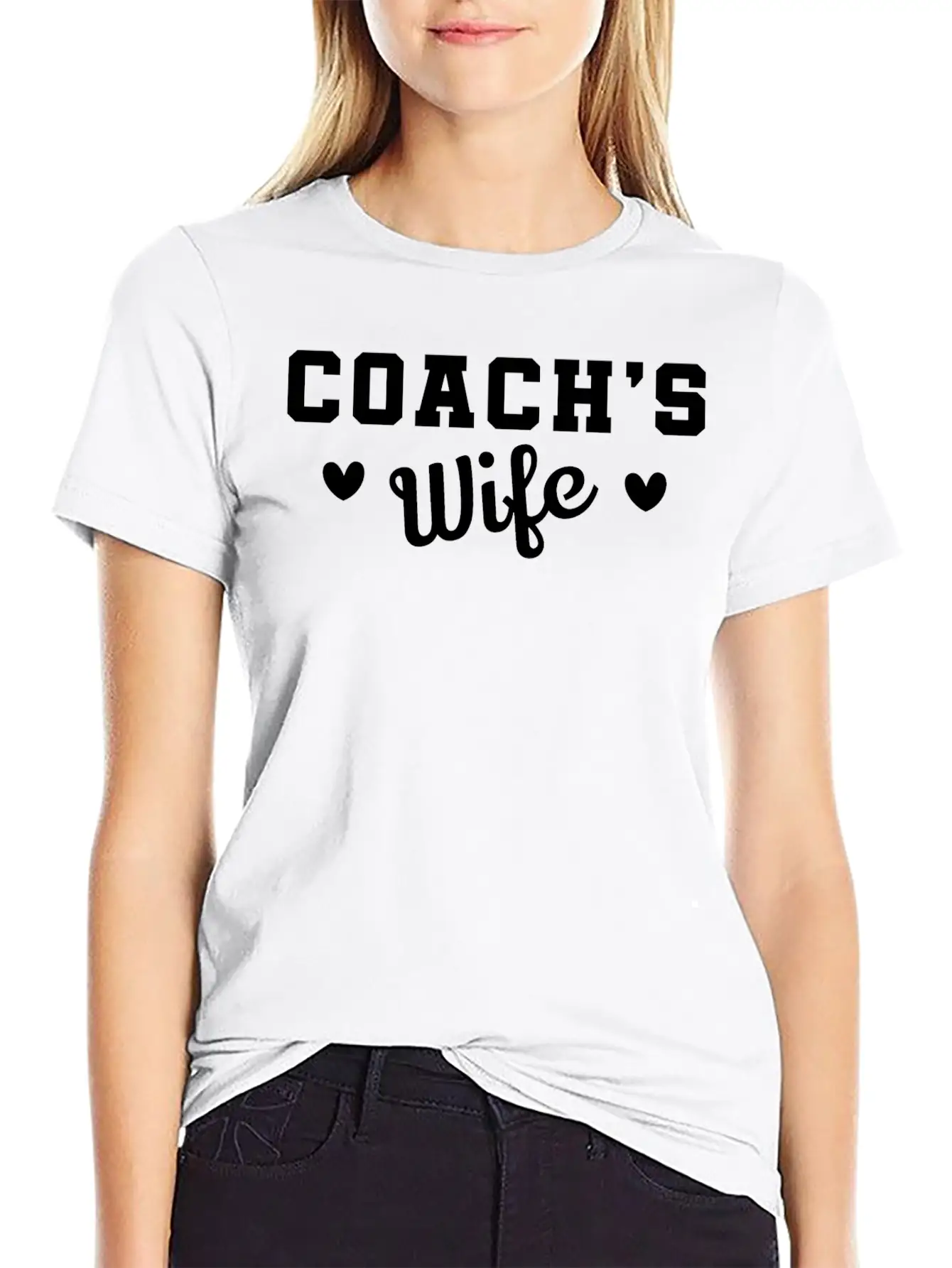Coach's Wife,Soccer Coach, Soccer Lover Unisex Casual T-Shirt – Clean Design For Daily Comfort