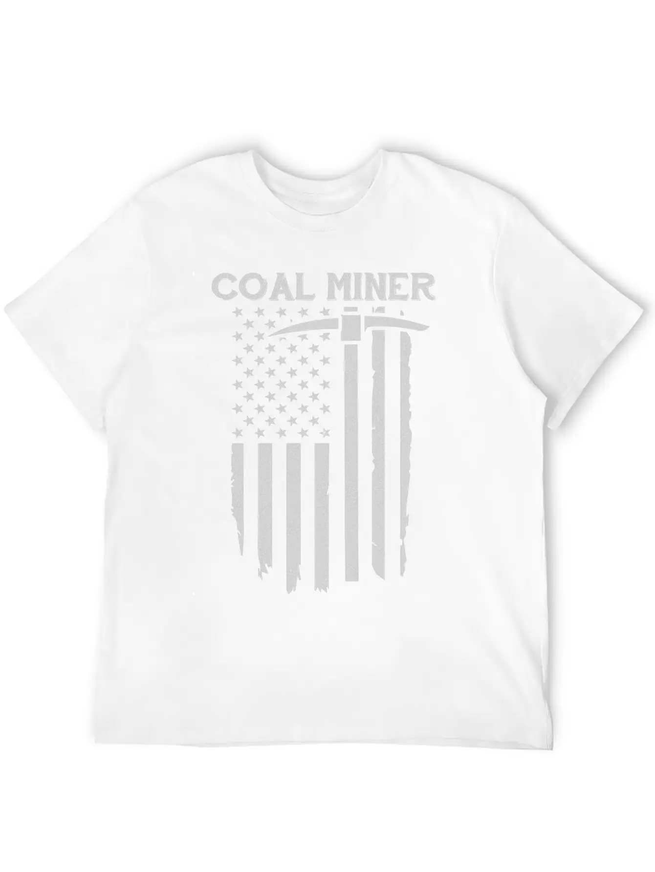 Coal Miner American Flag USA Classic Cotton Tee – Unisex Comfort For Any Season