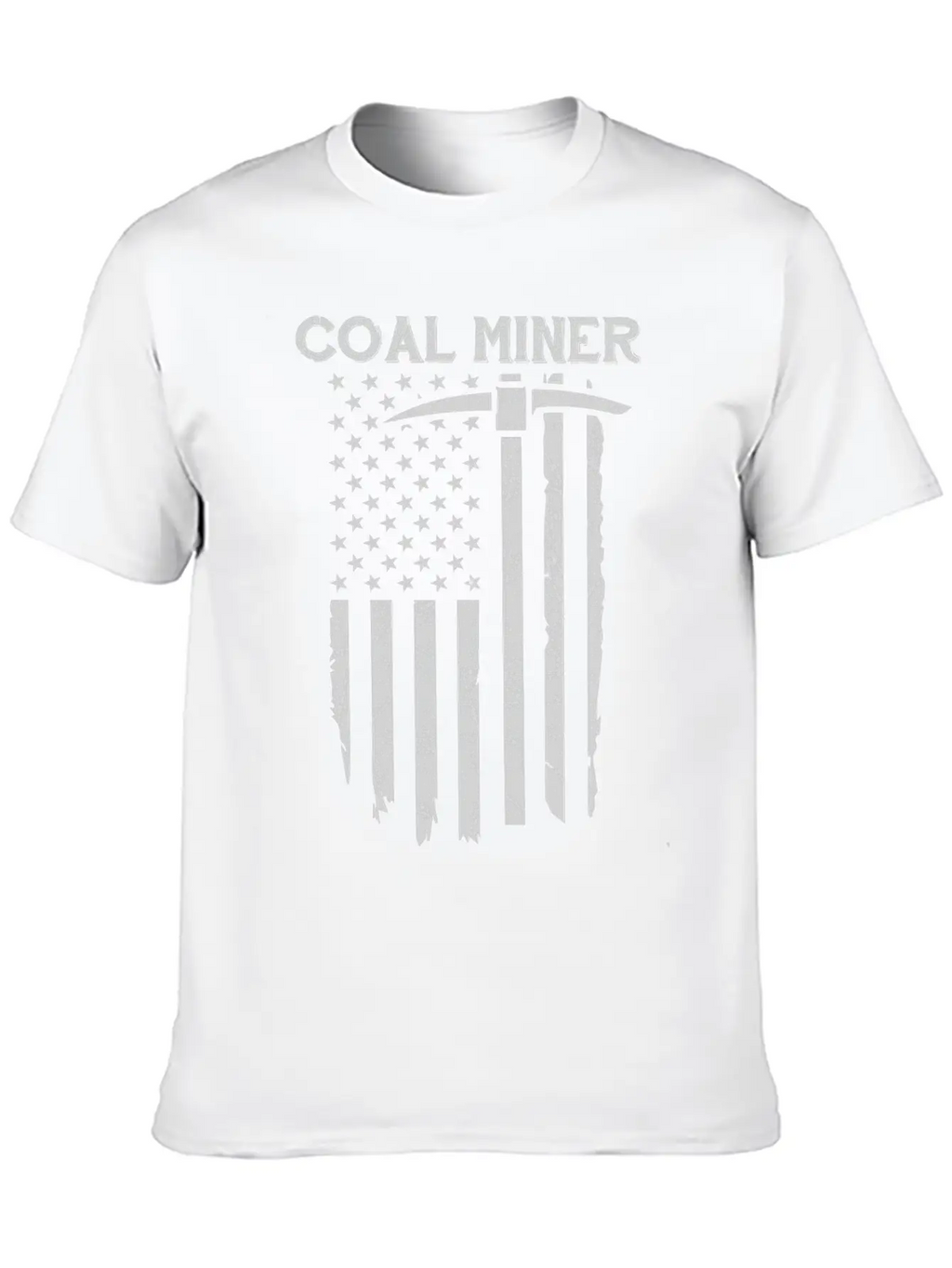 Coal Miner American Flag USA Classic Cotton Tee – Unisex Comfort For Any Season
